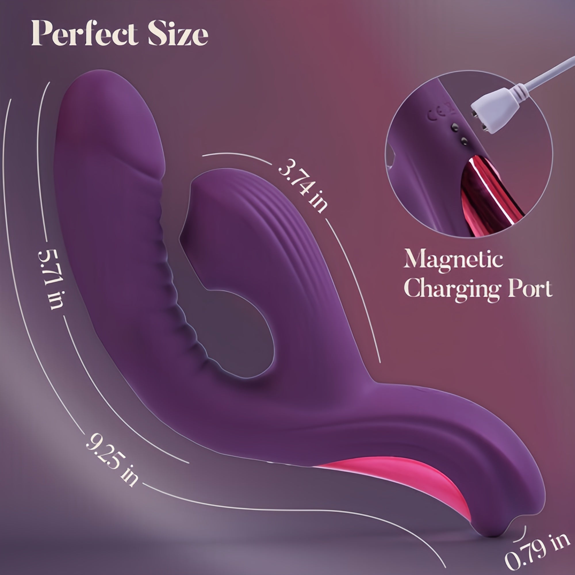 Joyomas - Vibration & Come-Hither Motion G-spot and Clitoral Suction Vibrators