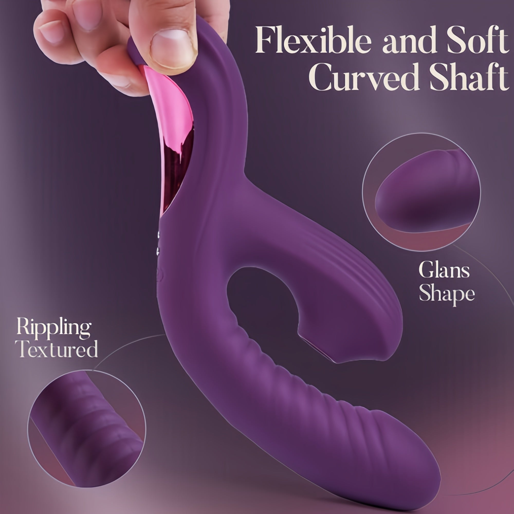 Joyomas - Vibration & Come-Hither Motion G-spot and Clitoral Suction Vibrators