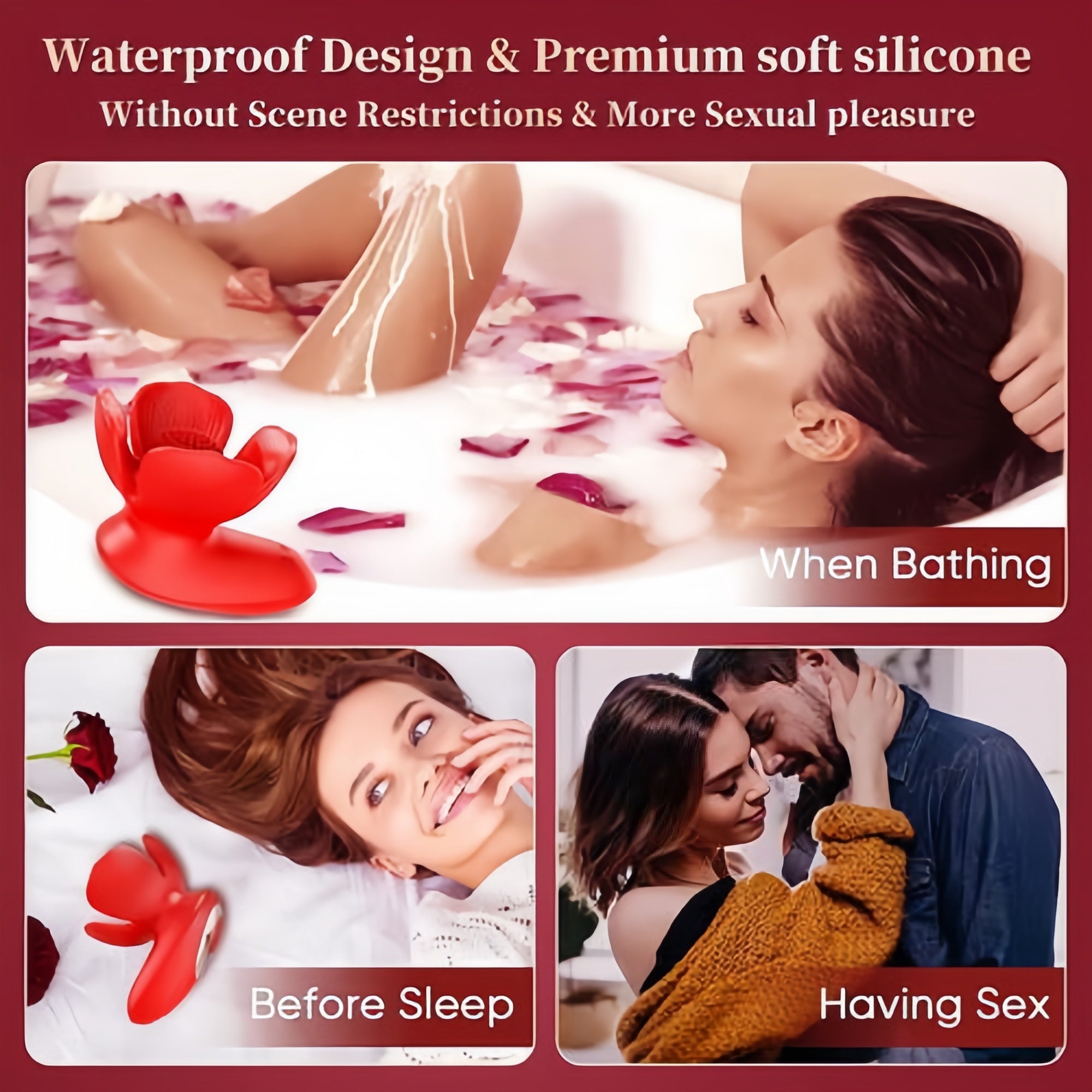 Joyomas - 10 Vibration & Fully Covering Grabbing Vibrator Nipple Toys