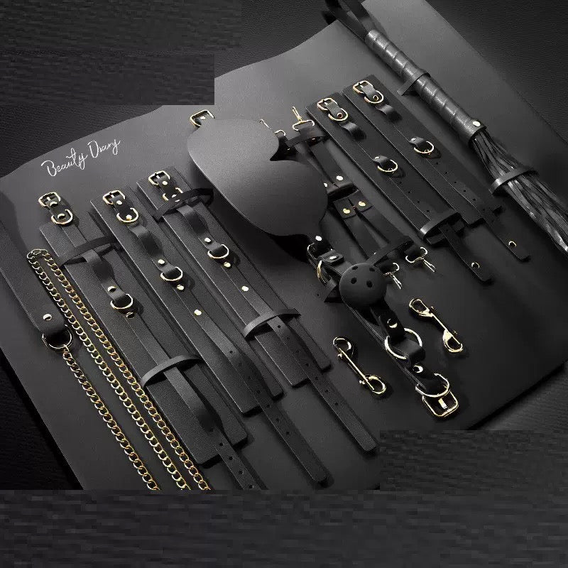 BDSM Restraint & Positioning Set – Couples Bondage Tools for Spicy Bedroom Play