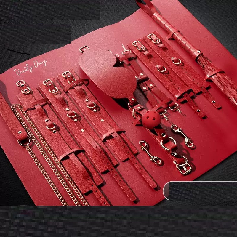 BDSM Restraint & Positioning Set – Couples Bondage Tools for Spicy Bedroom Play
