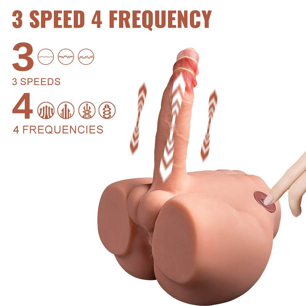 Joyomas - 9.6LB Electric Pulse Male Sex Doll Torso