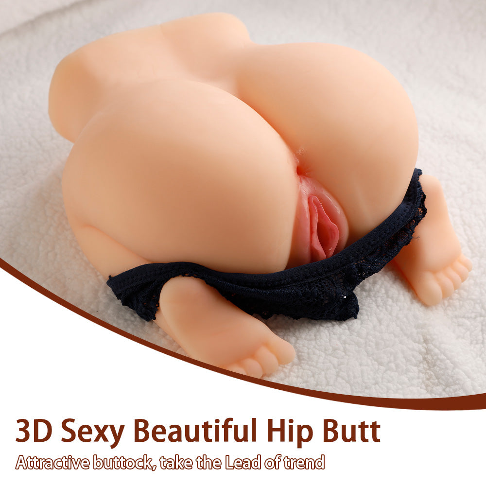Joyomas - Kate: 4.71LB Xise Lightweight 3D Sexy Beautiful Hip Ass Realistic Butt Sex Torso Adult Toy Male Masturbator with Vaginal Anal