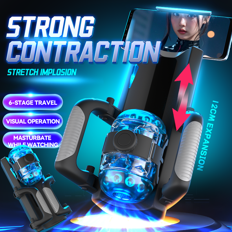 Joyomas - Thrusting Cannon King Mini 6-Segment Fixed-point Telescopic Male Masturbator