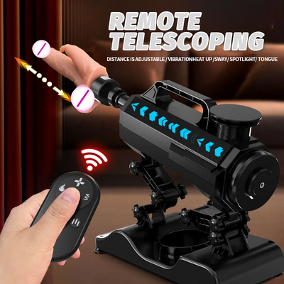 Joyomas - Fully Automatic Telescopic Dildo Machine Female Masturbator