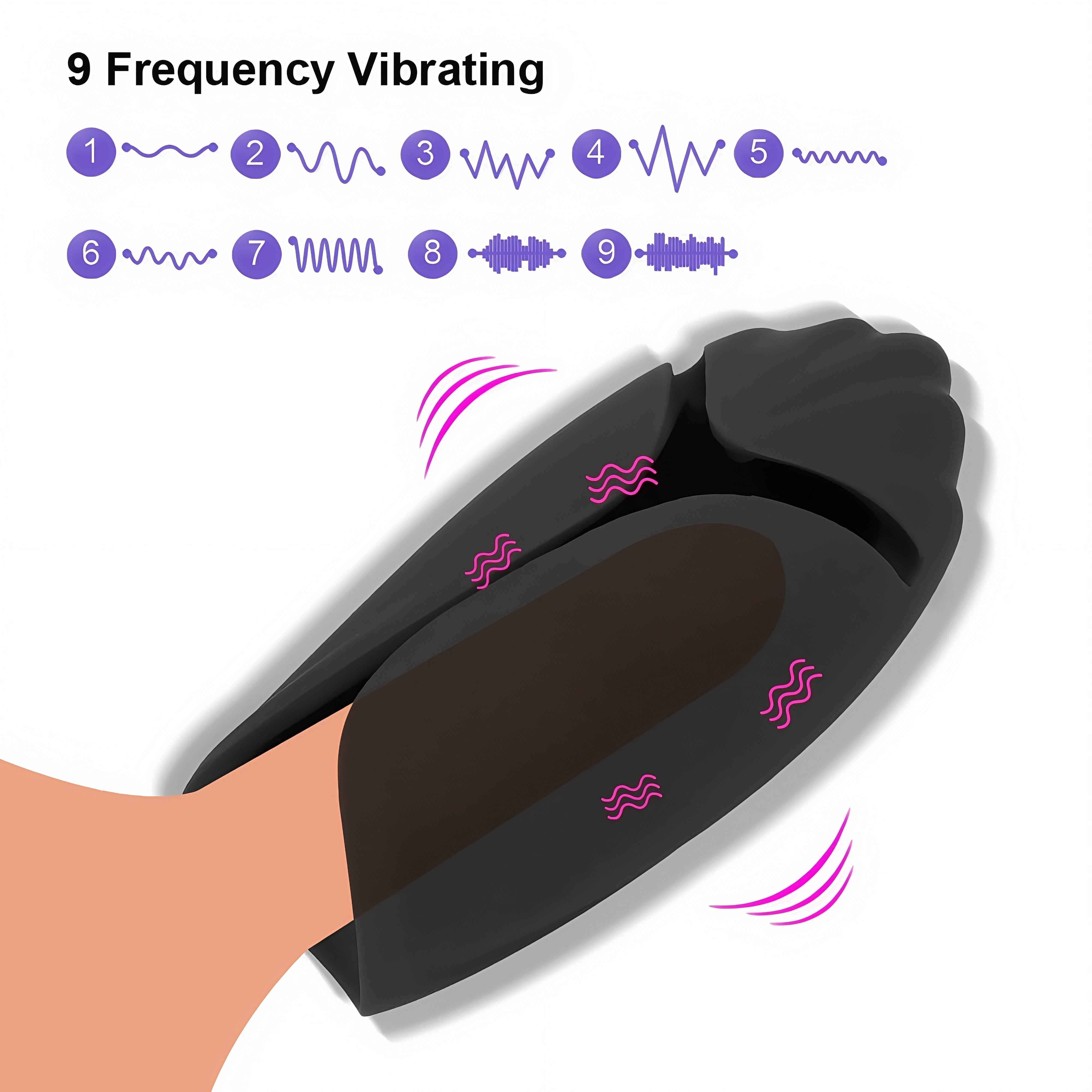 Joyomas - Warrior Training Cup Men's Mini Tongue Licking Multi Frequency Vibration Aircraft Cup Men's Fun Masturbation Cup