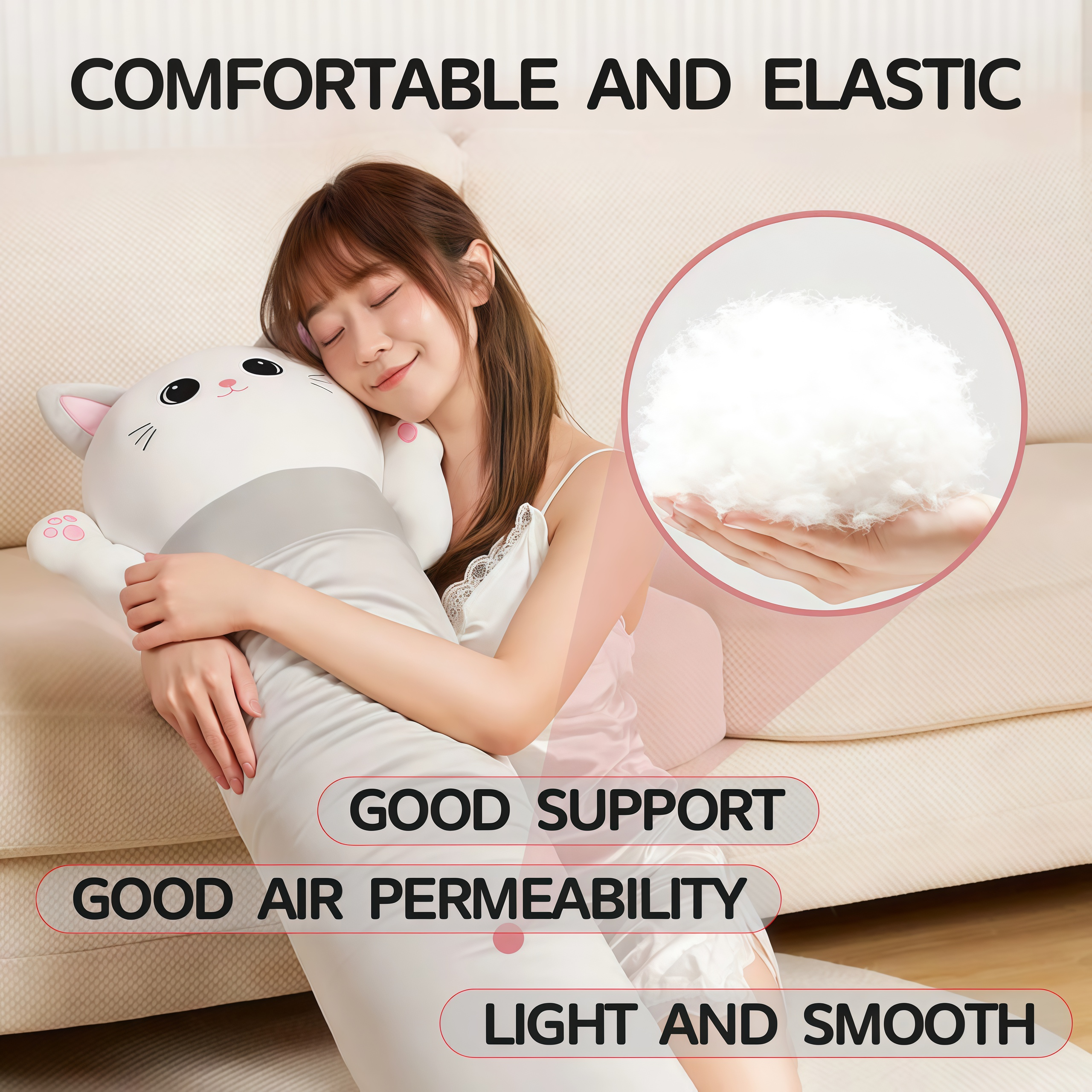 Joyomas - Discreet Cat Pillow Remote Control Sex Machine