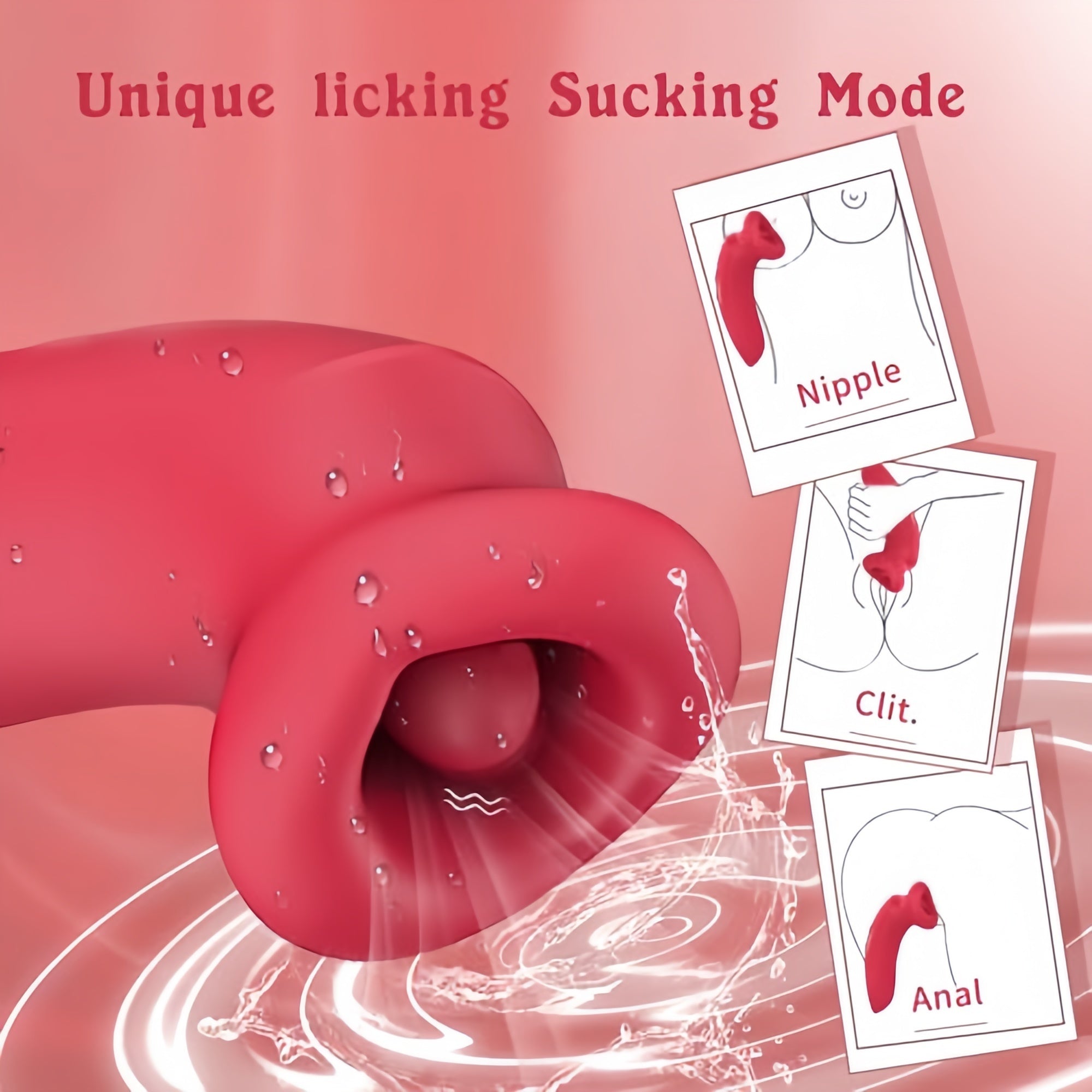 Joyomas - G-Spot Vibrator Sucking Vibrator 10 Vibration Modes and 10 Kissing Modes