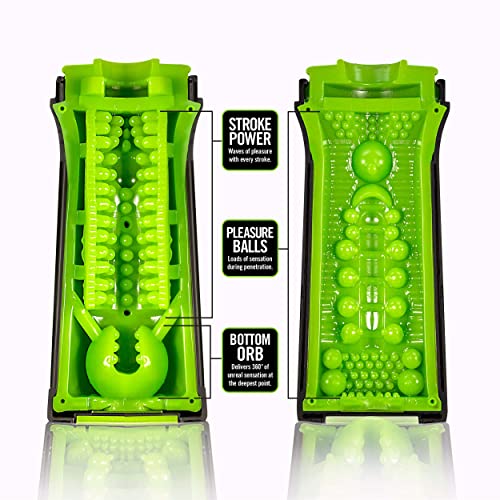 Joyomas - M for Men M2 Masturbator Cup - Multiple Pleasure Chambers for Powerful Sensations During Penetration