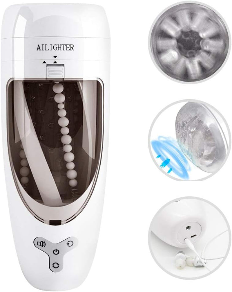 Joyomas - 5-Frequency Suction 10-Frequency Rotation Male Masturbator