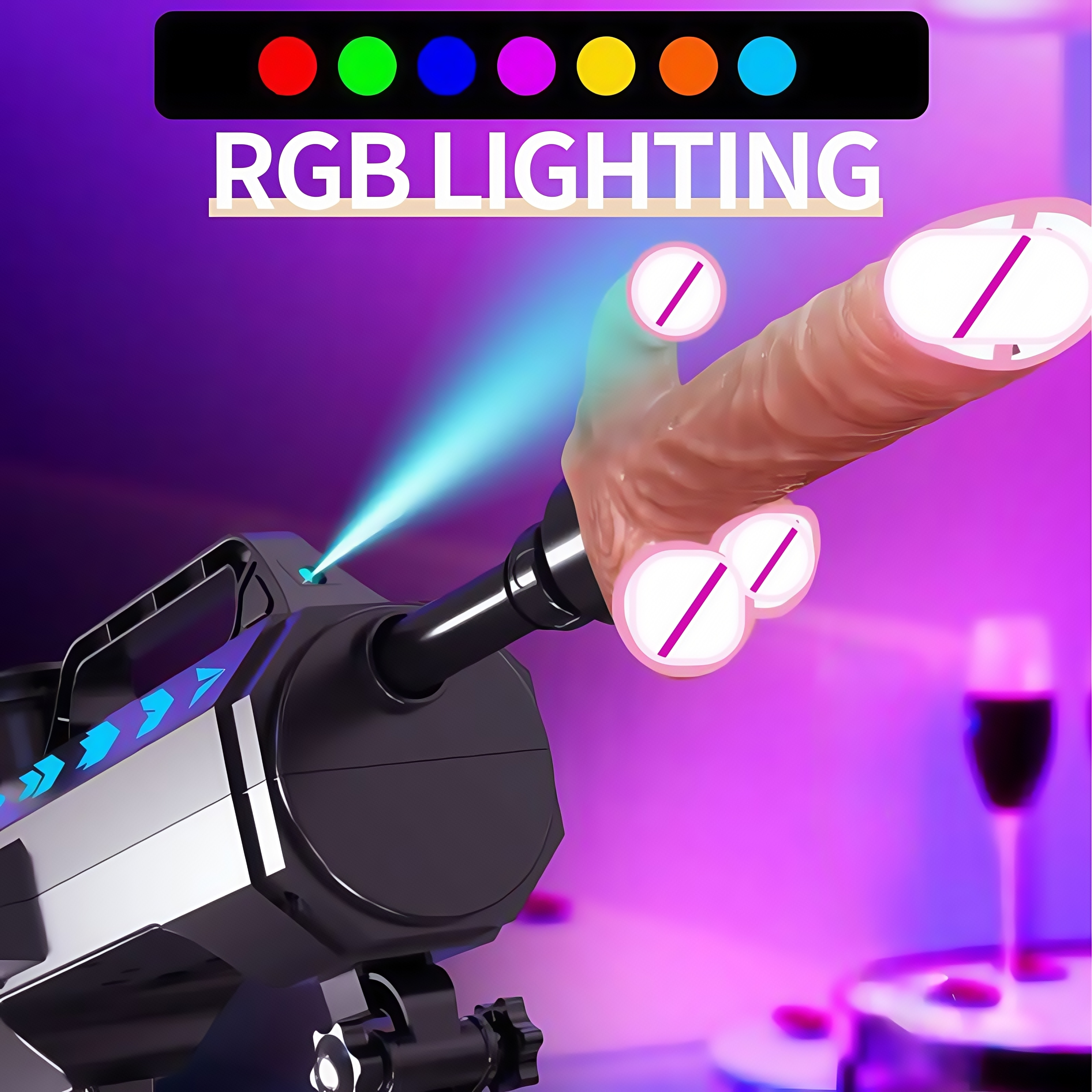 Joyomas - Fully Automatic Telescopic Dildo Machine Female Masturbator
