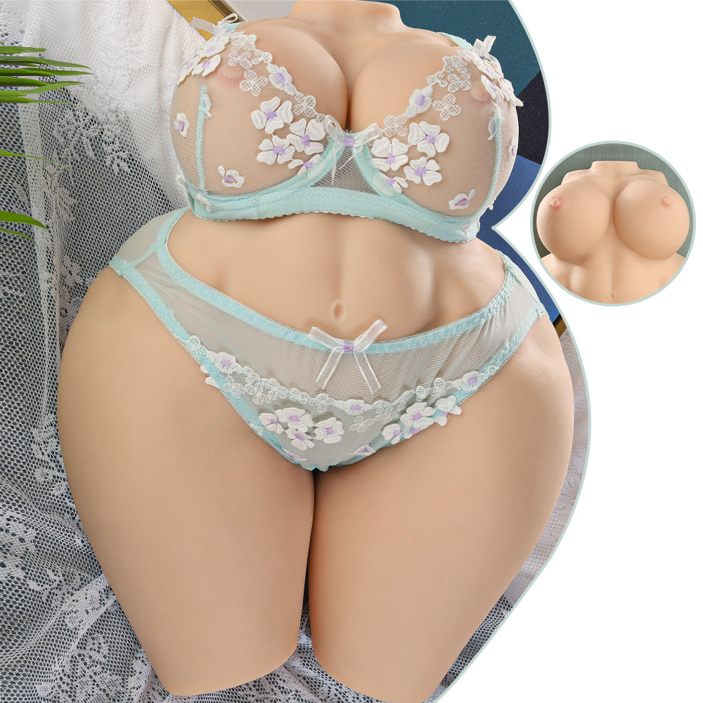 Joyomas - Alma BBW Big Tits Booty Life Size Female Fat Sex Doll Torso 25.35LB Male Masturbator Sexy Toys
