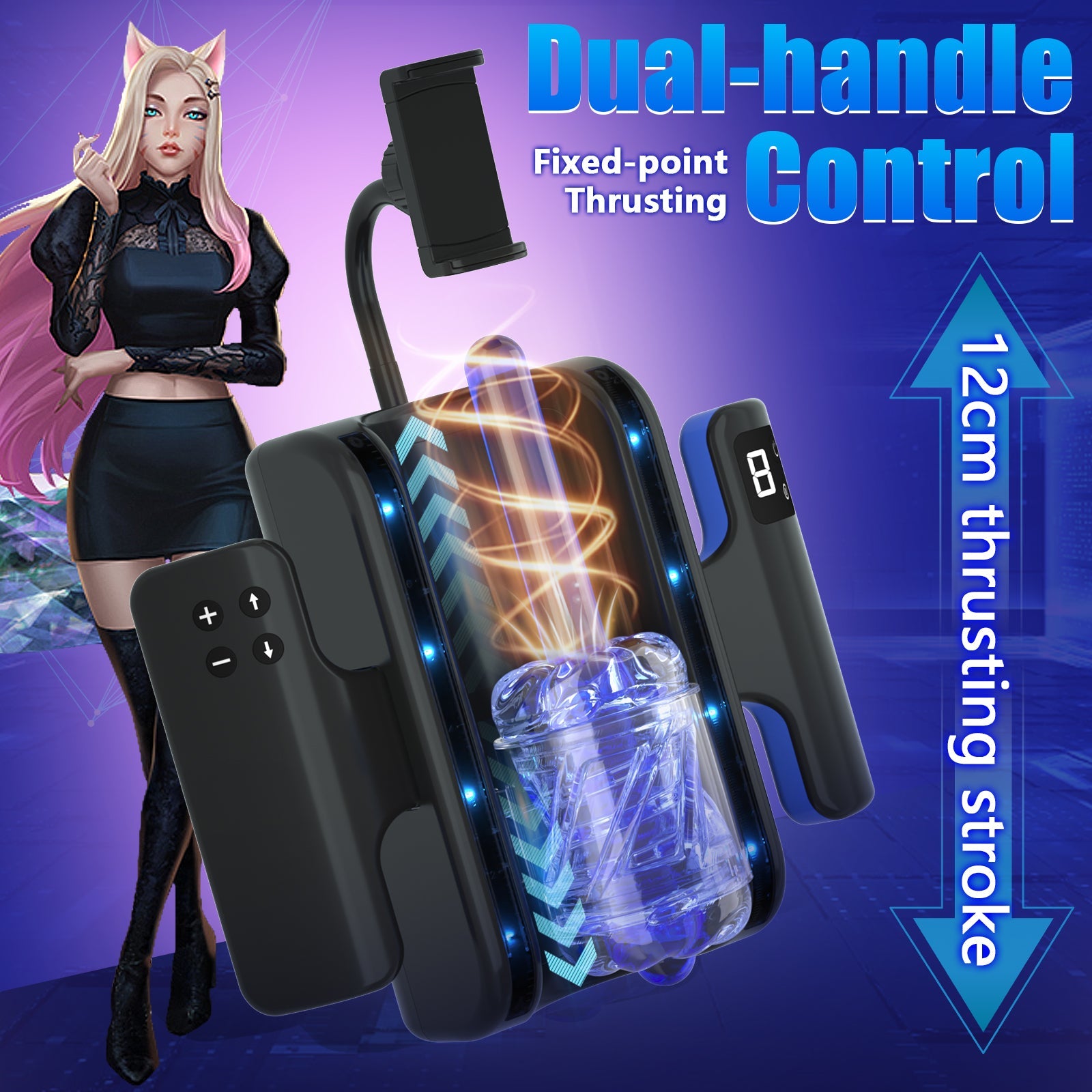 Joyomas - Cannon King Scaled-down Version Thrusting Masturbation Cup