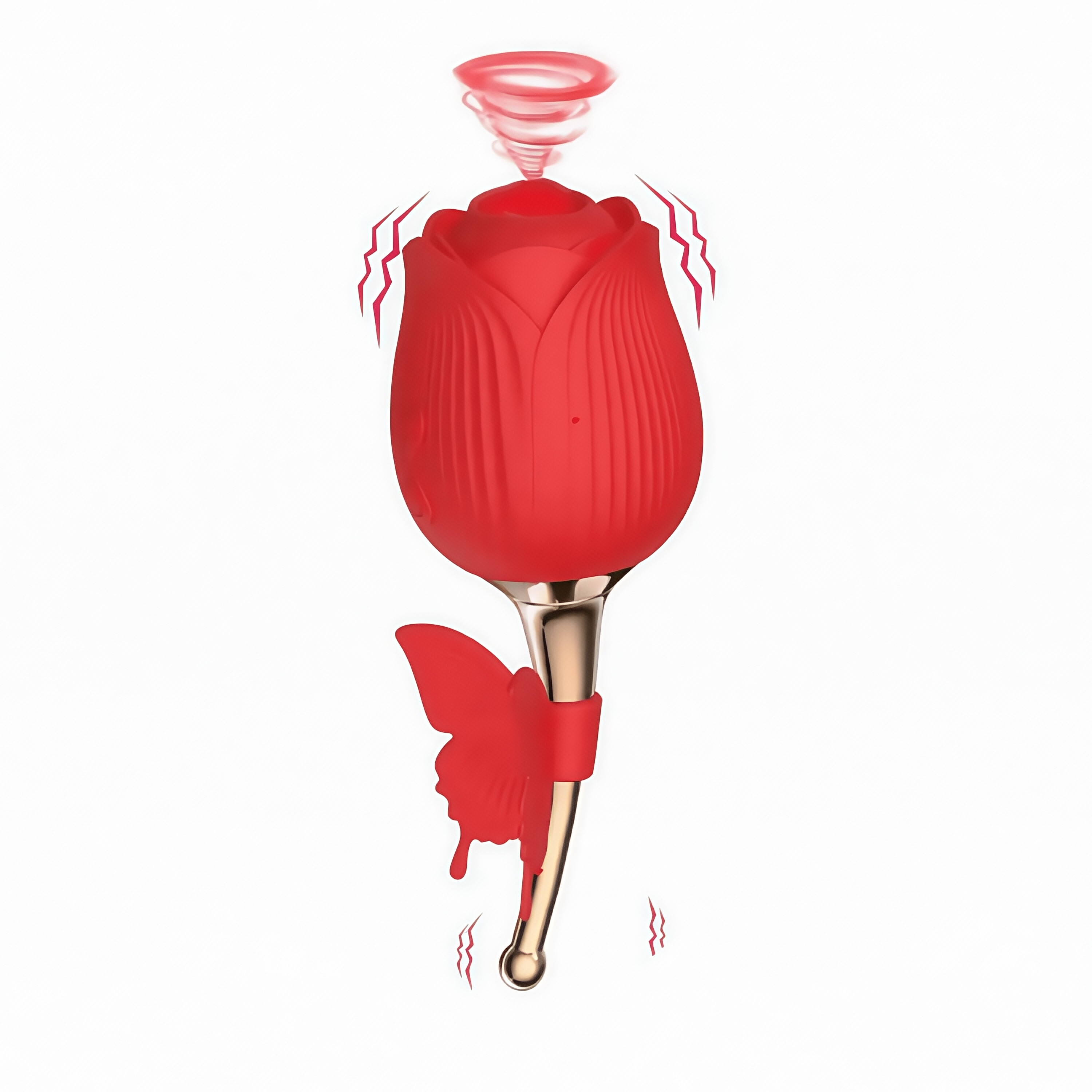Joyomas - Rose Shape Vaginal Vibrator Stimulation G-spot Sex Toys For Women