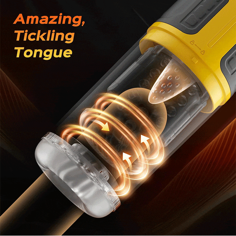 Joyomas - Dual Stimulation Thrusting and Rotating Vibrating Male Msturbation Toy