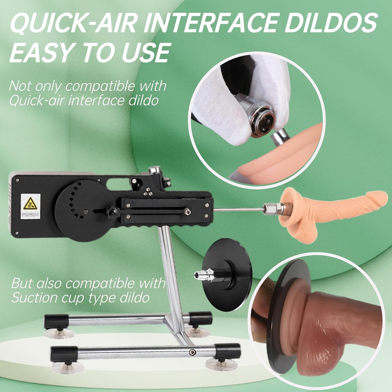 Joyomas - APP remote control Sex Machine with Realistic Dildo and Suction Cup