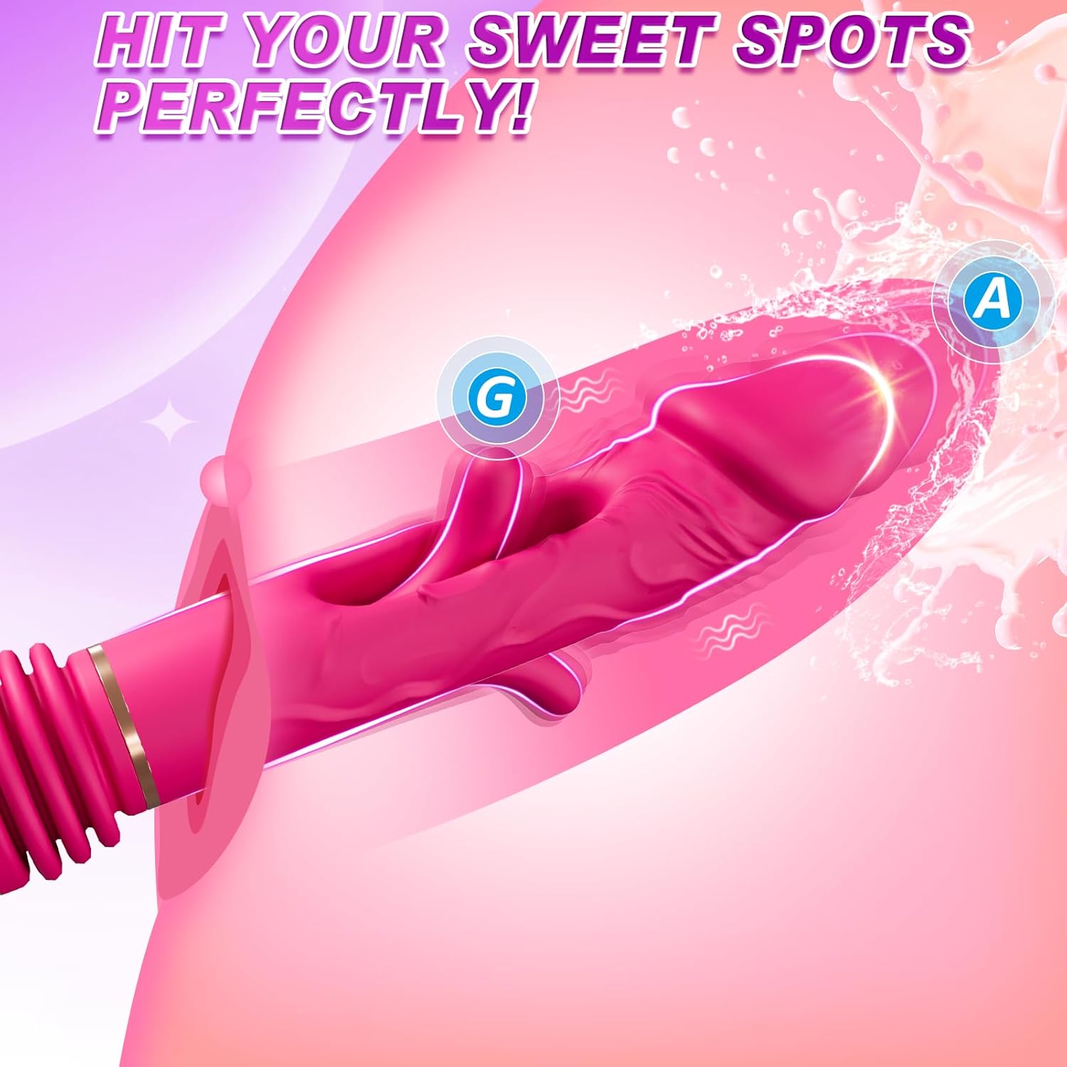 Joyomas - Telescopic Thrust Dildo Machine With 5 Thrusts And 8 Vibration Modes
