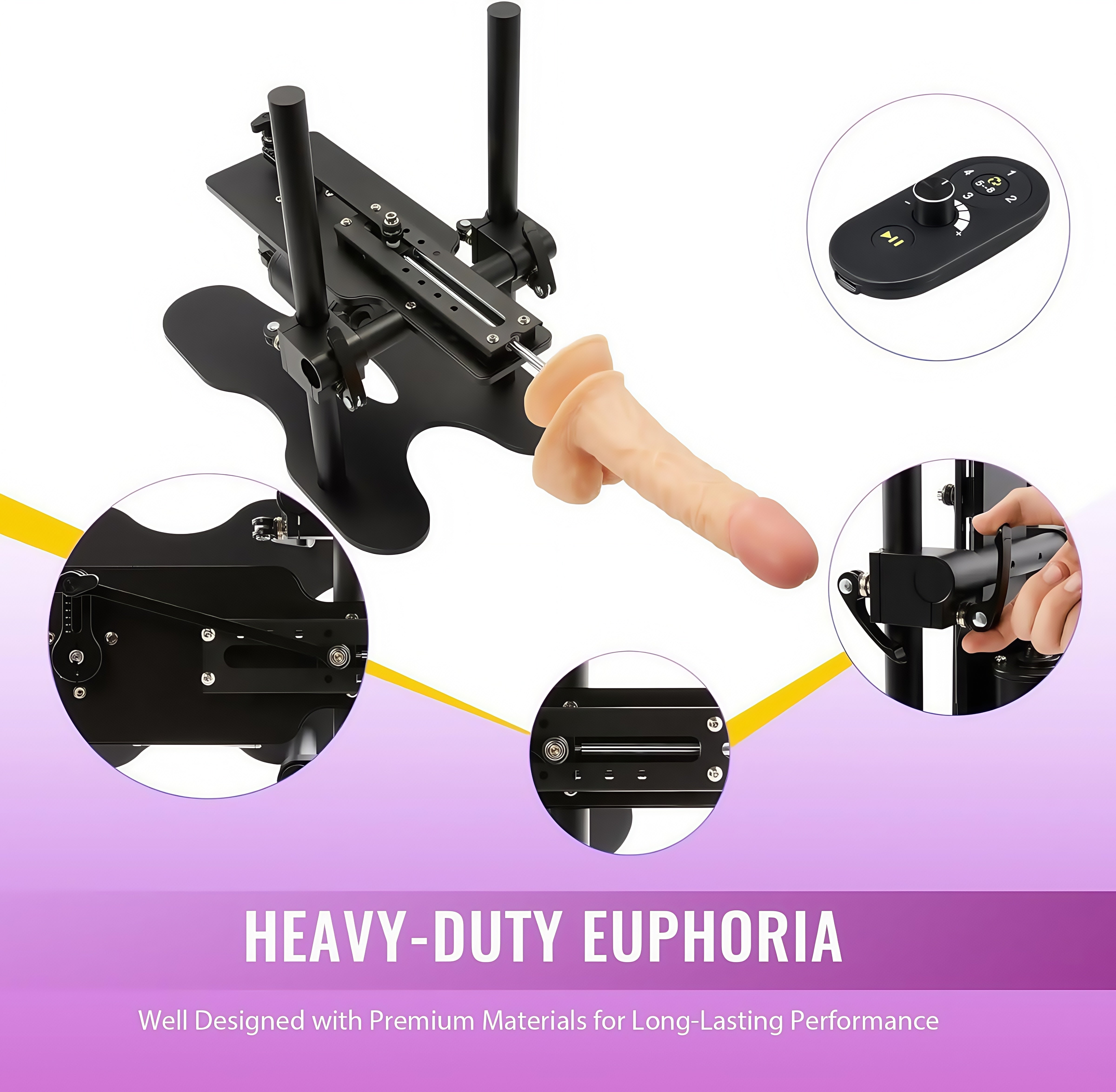 Joyomas - Automatic 3XLR Sex Machines for Men Women Thrusting Love Machine Device