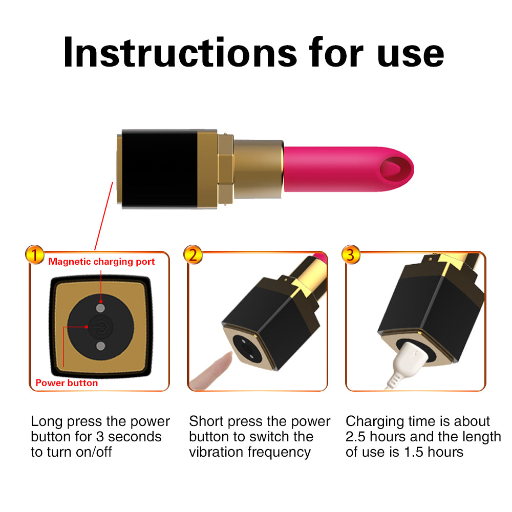 Joyomas - Lipstick Vibrating Massage Stick Women's Clitoris Stimulation
