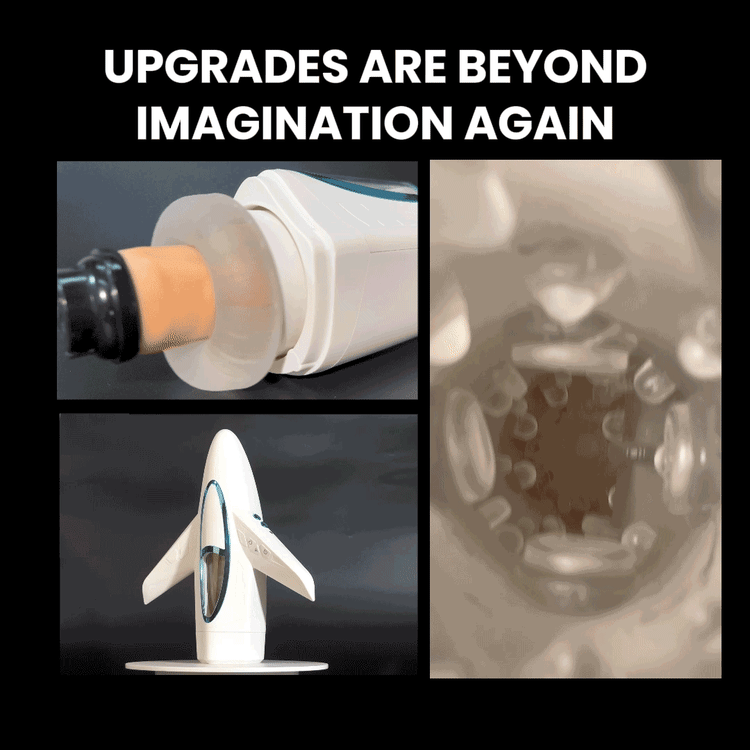 Joyomas - Jet Fighter Retractable Vibrating Heated Male Masturbator