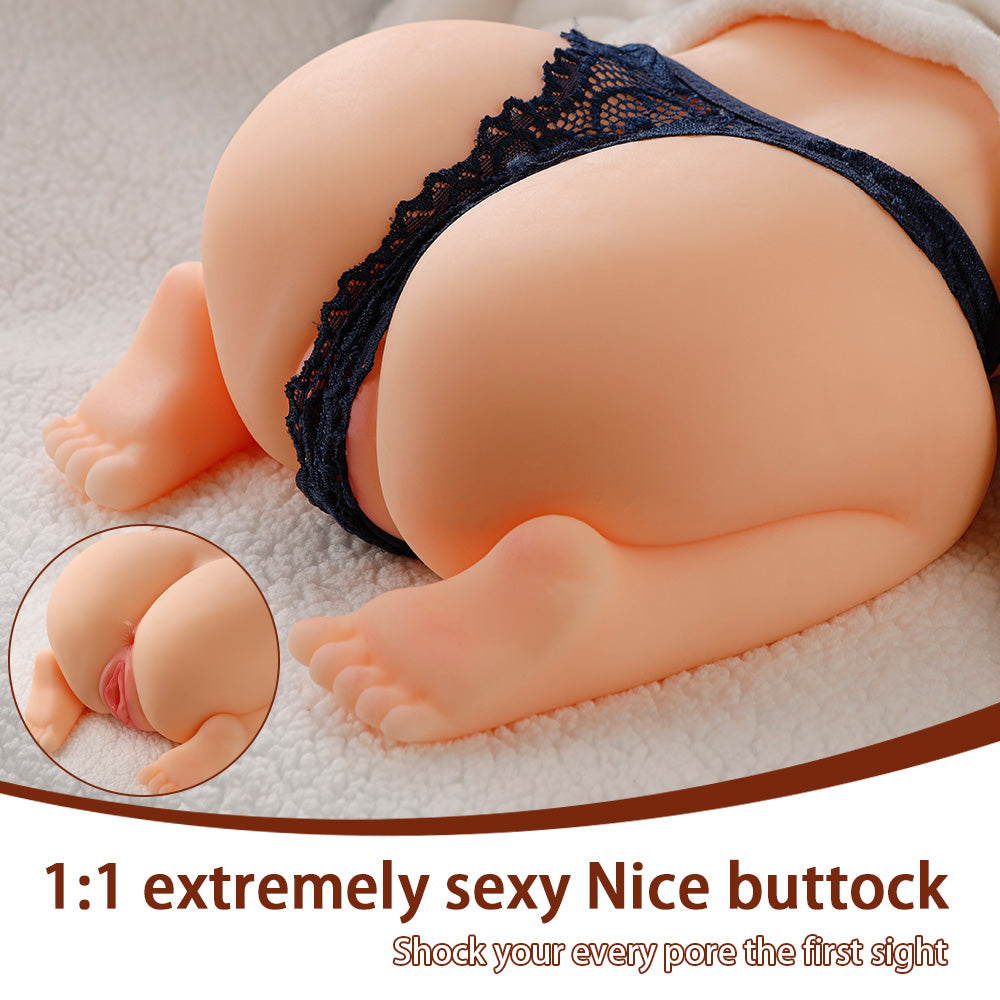 Joyomas - Kate: 4.71LB Xise Lightweight 3D Sexy Beautiful Hip Ass Realistic Butt Sex Torso Adult Toy Male Masturbator with Vaginal Anal