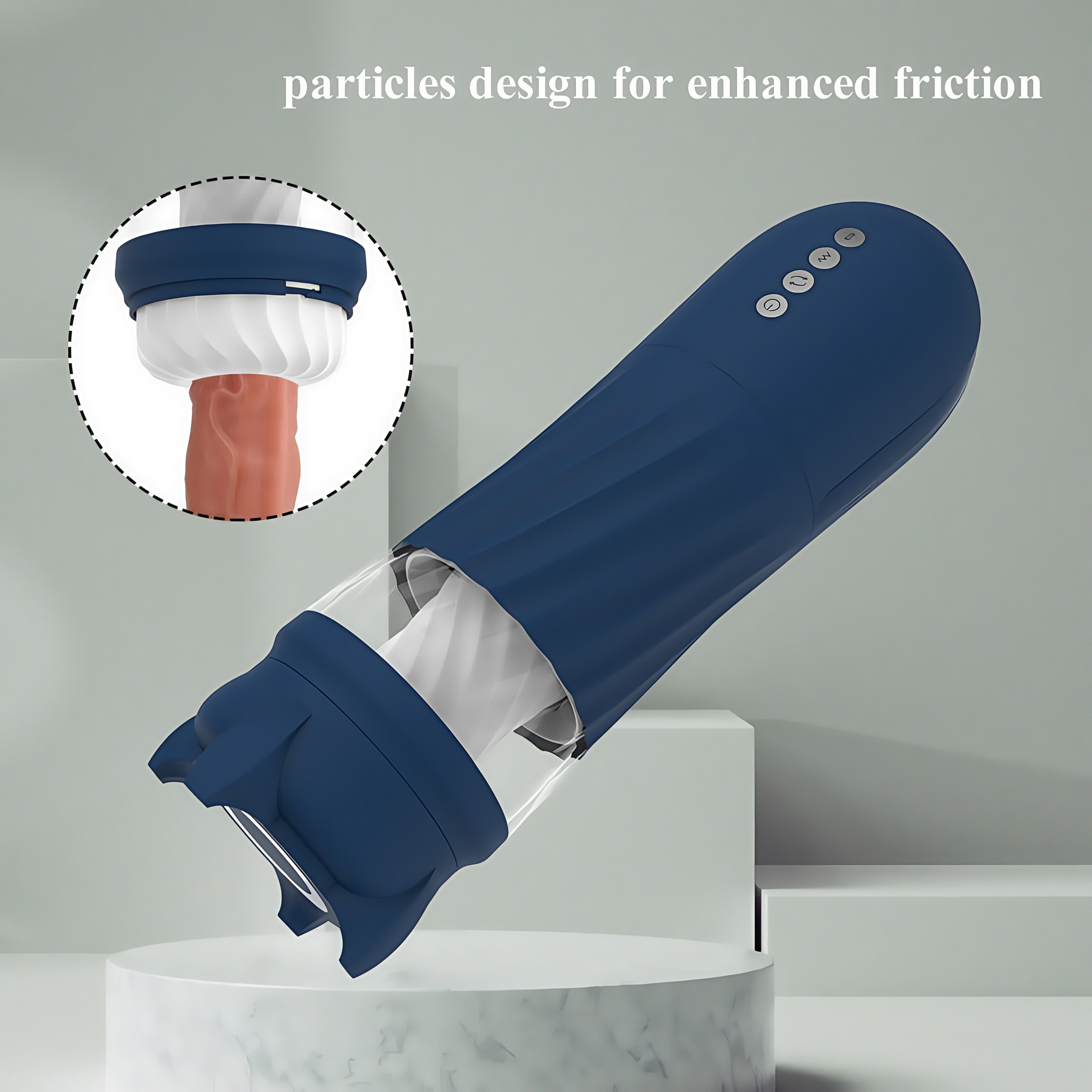 Joyomas - Rocket 3d Realistic Textured Electric Stroker With 5 Thrusting Rotating Modes
