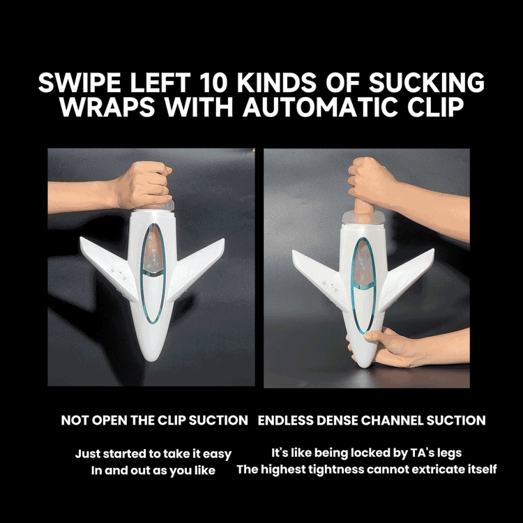 Joyomas - Jet Fighter Retractable Vibrating Heated Male Masturbator