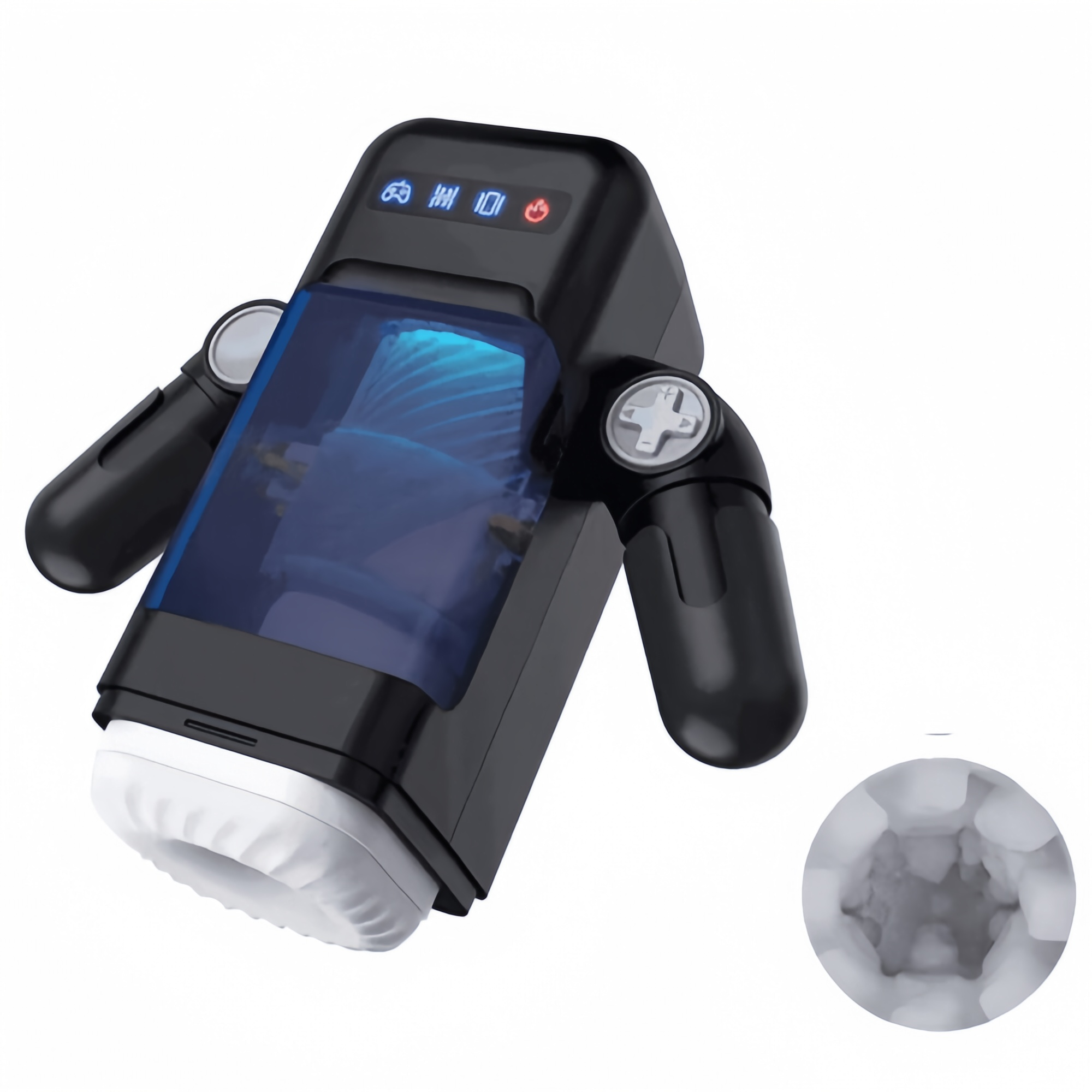 Joyomas-Game Cup Telescopic Vibrating Heating Masturbator