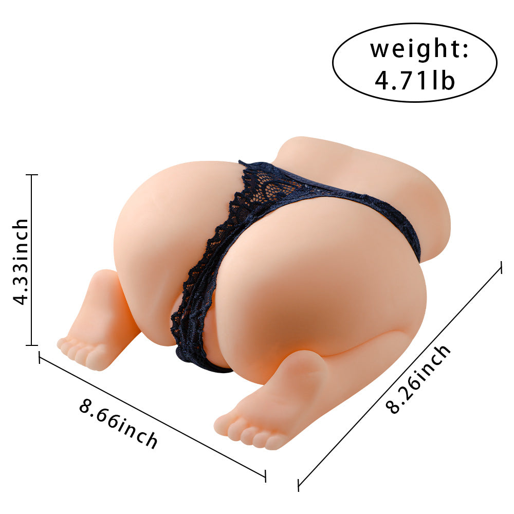 Joyomas - Kate: 4.71LB Xise Lightweight 3D Sexy Beautiful Hip Ass Realistic Butt Sex Torso Adult Toy Male Masturbator with Vaginal Anal