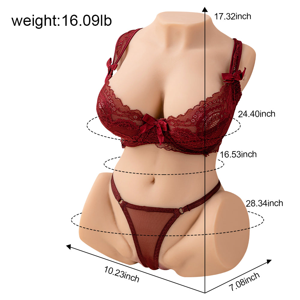 Joyomas - 44cm/1ft5 16.1LB TPE Life-size Sex Doll Torso – Mag