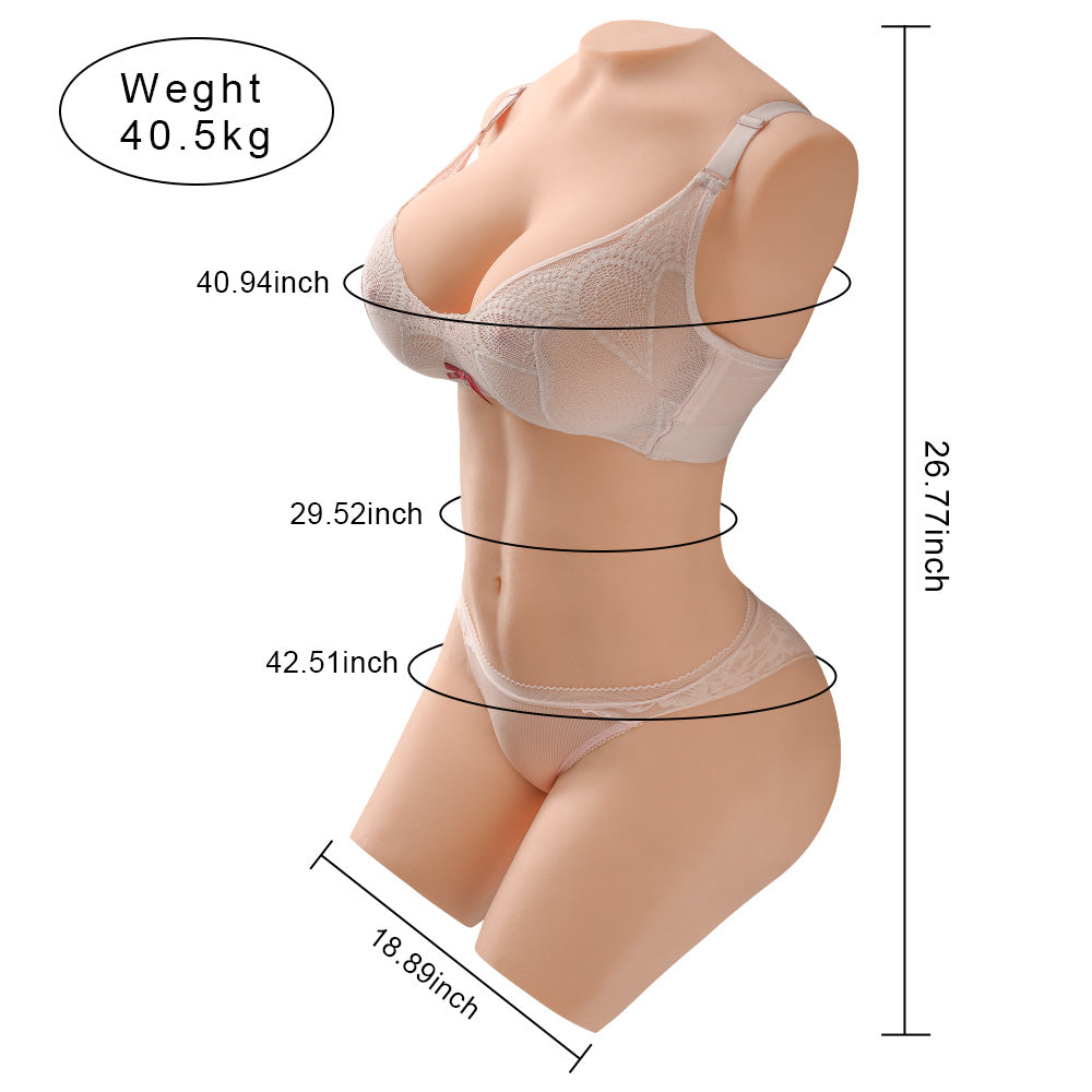 Joyomas - Madison 89.28LB Big Boobs Butt BBW Realistic Sex Doll Torso Female Life Size Male Masturbation Adult Toy