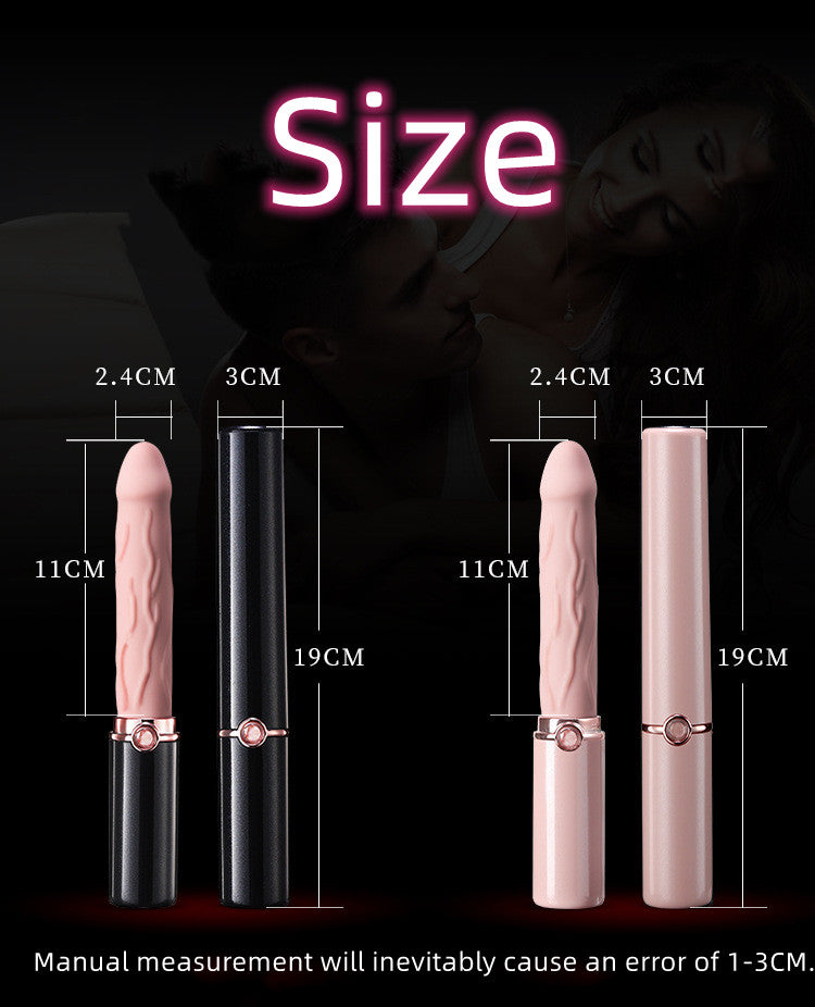 Joyomas - Lipstick Shape Artificial Penis Vibrator