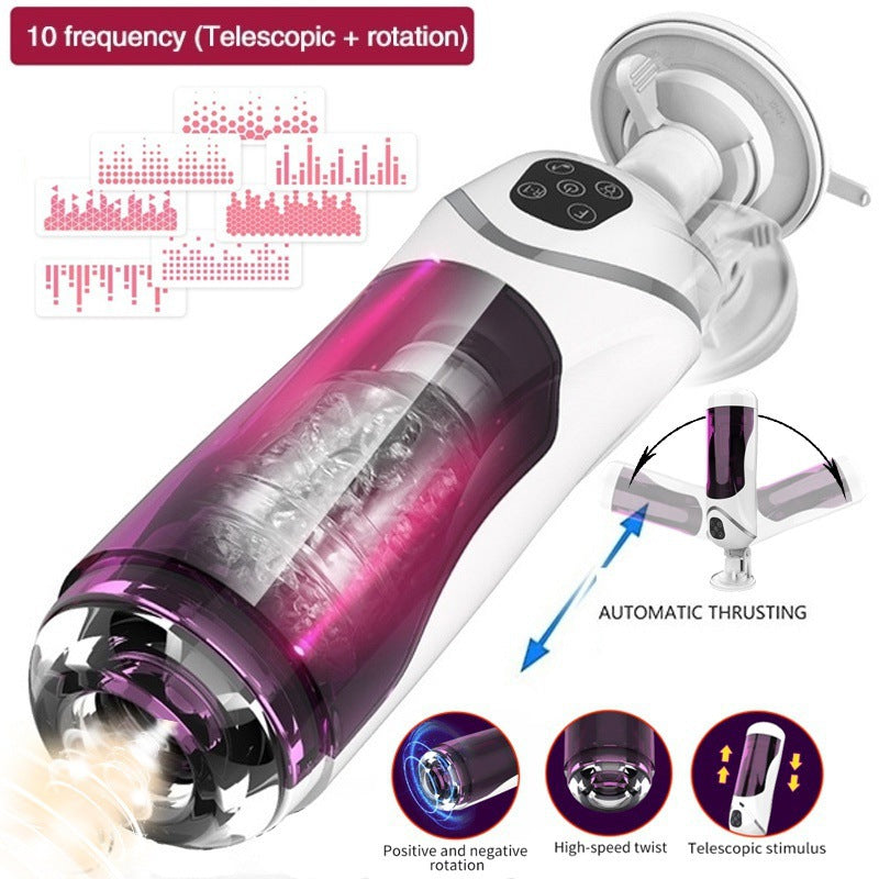 Joyomas - Hands Free Aircraft Cup Penis Exerciser Men's Masturbation