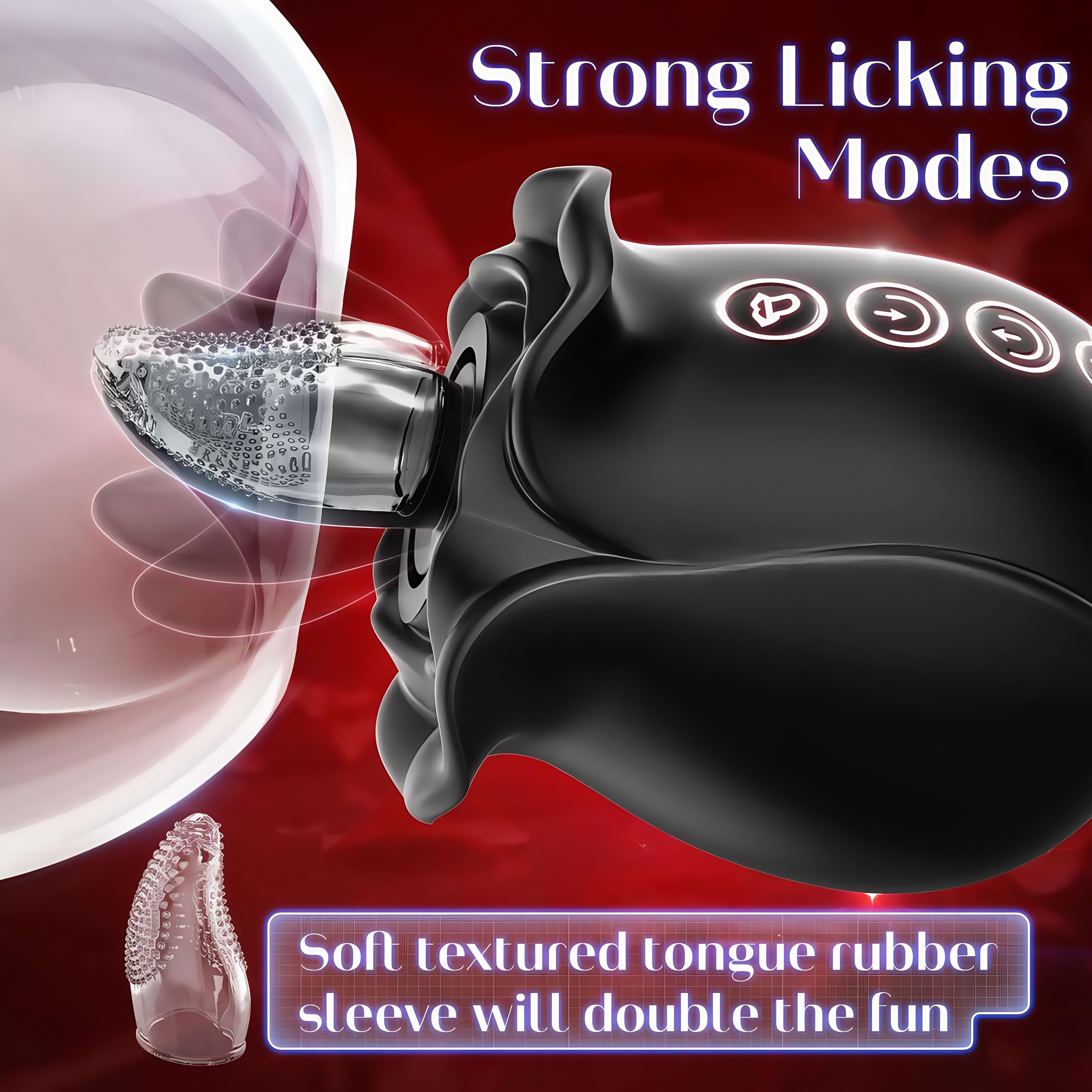 Joyomas - 3 in 1 Sucking &Licking Rose Vibrators