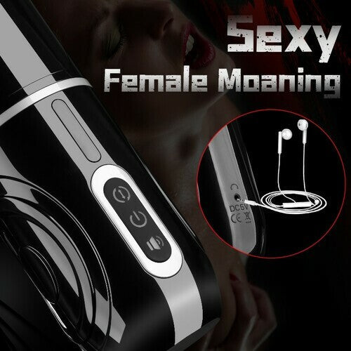 Joyomas - PowerKing Ultra-Technical Hands-free 7 Telescopic Rotation Modes Male Masturbator Cup
