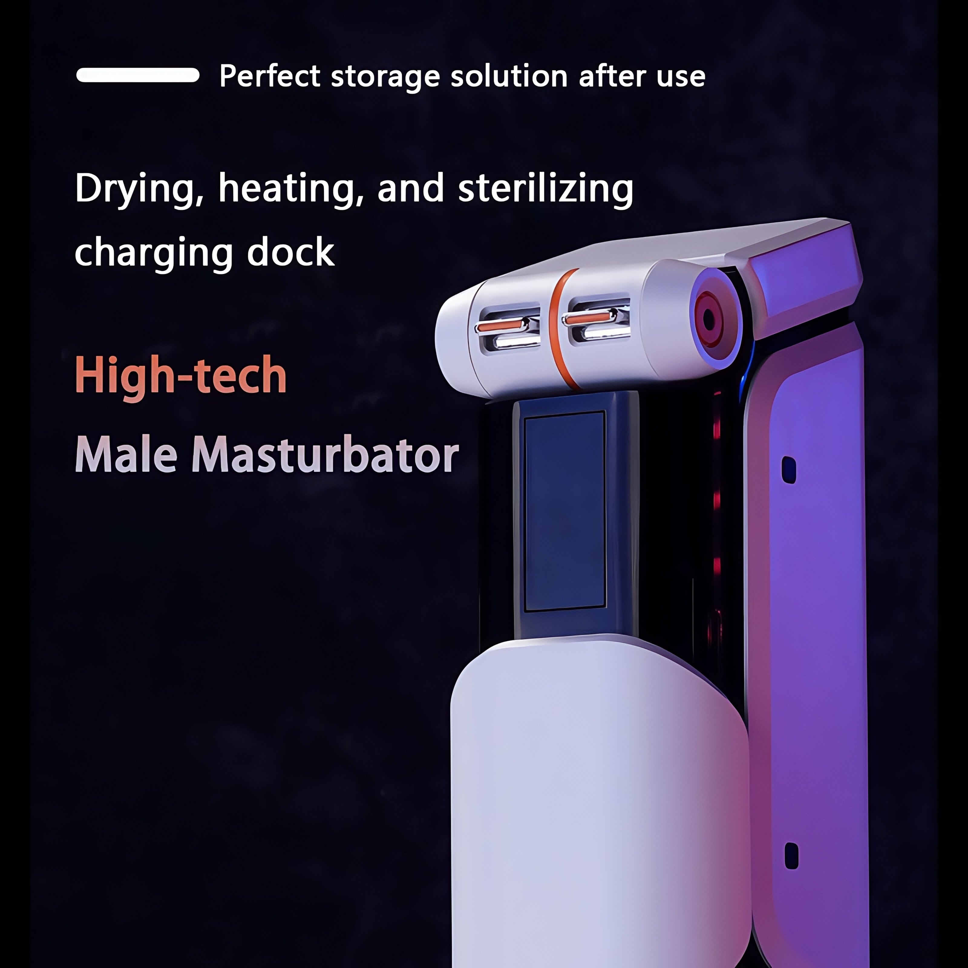 Joyomas - NO8 8-Frequency Rotary Expansion and 5-Frequency Vibration Male Masturbator丨Powered By Easylive
