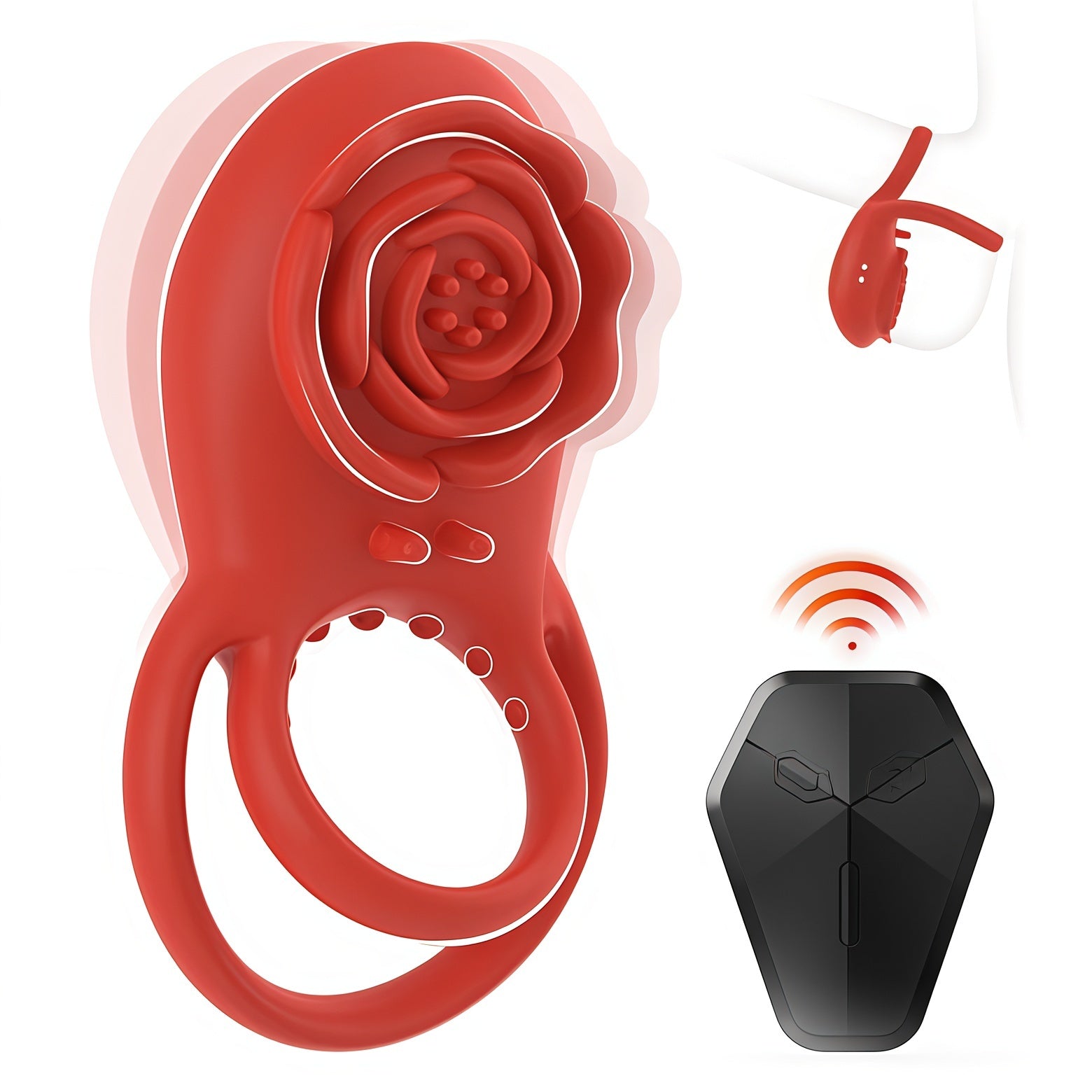 Joyomas -Rose Clitoral Stimulator Couples Sex Toys for Men Women Pleasure