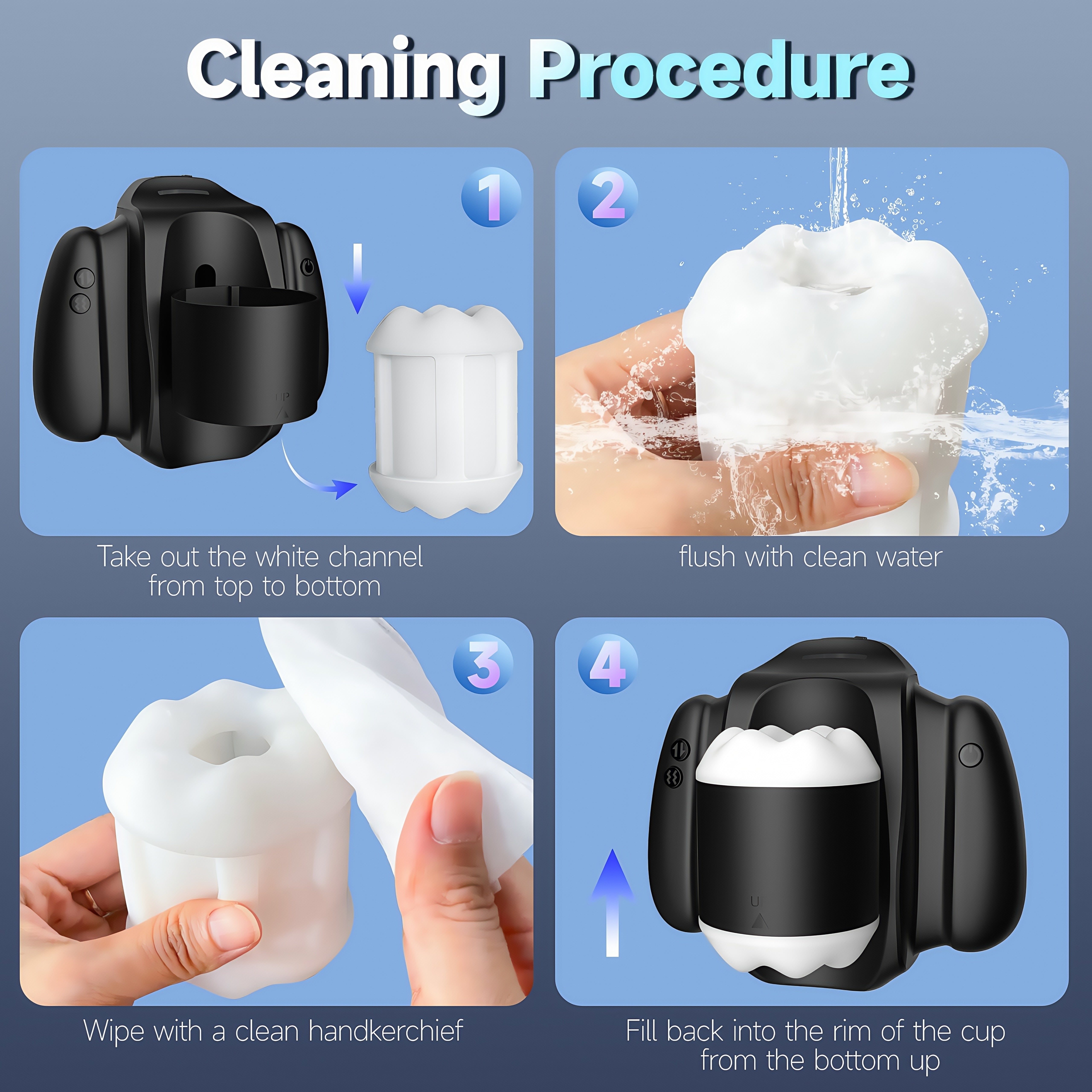 Joyomas - APP Controlled Male Masturbation Cup 10 Vibration Modes 3 Thrusting Speeds Telescopic
