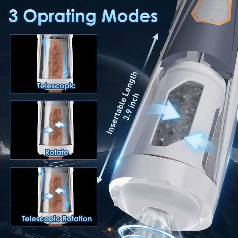 Joyomas - Automatic 4 Rotating 3 Thrusting Male Masturbator