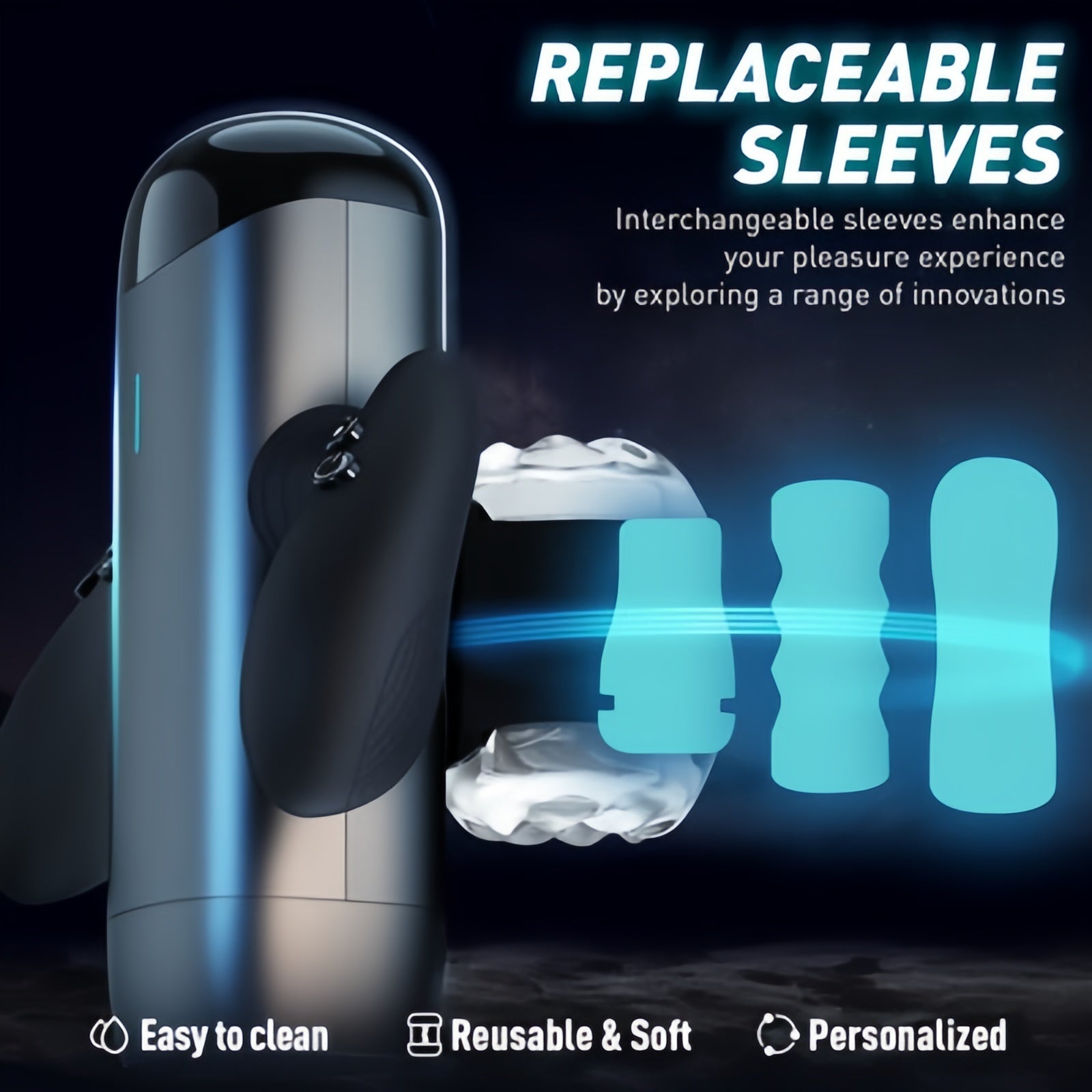 Joyomas - Gamer Stroker Sex Toy for Men 10 Speed Frequencies 10 Distance Modes