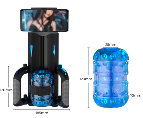 Joyomas - Thrusting Cannon King Mini 6-Segment Fixed-point Telescopic Male Masturbator