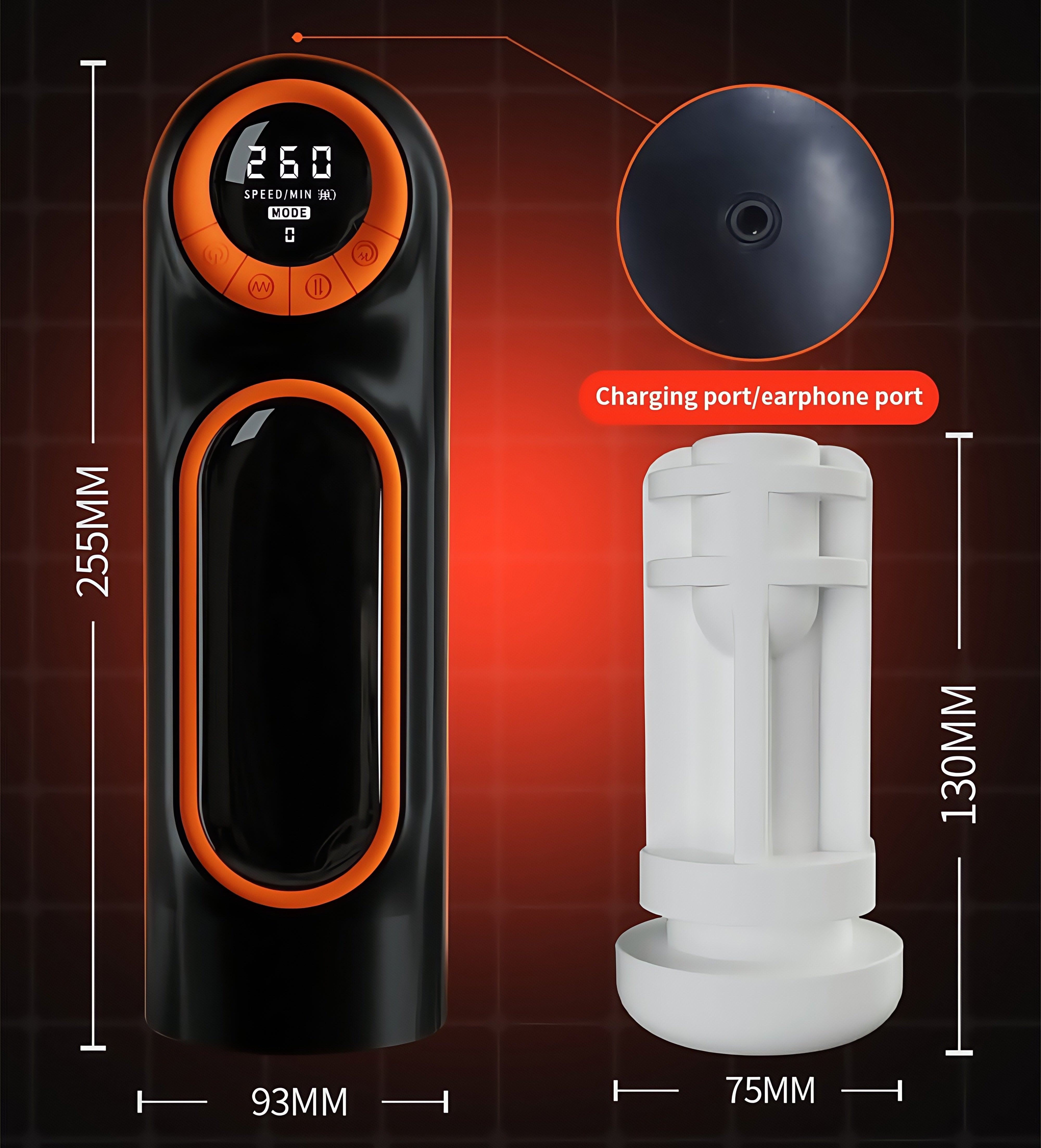 Joyomas - Intruder 1.0 - Fully Automatic Men's Masturbator Inverted Aircraft Cup Adult