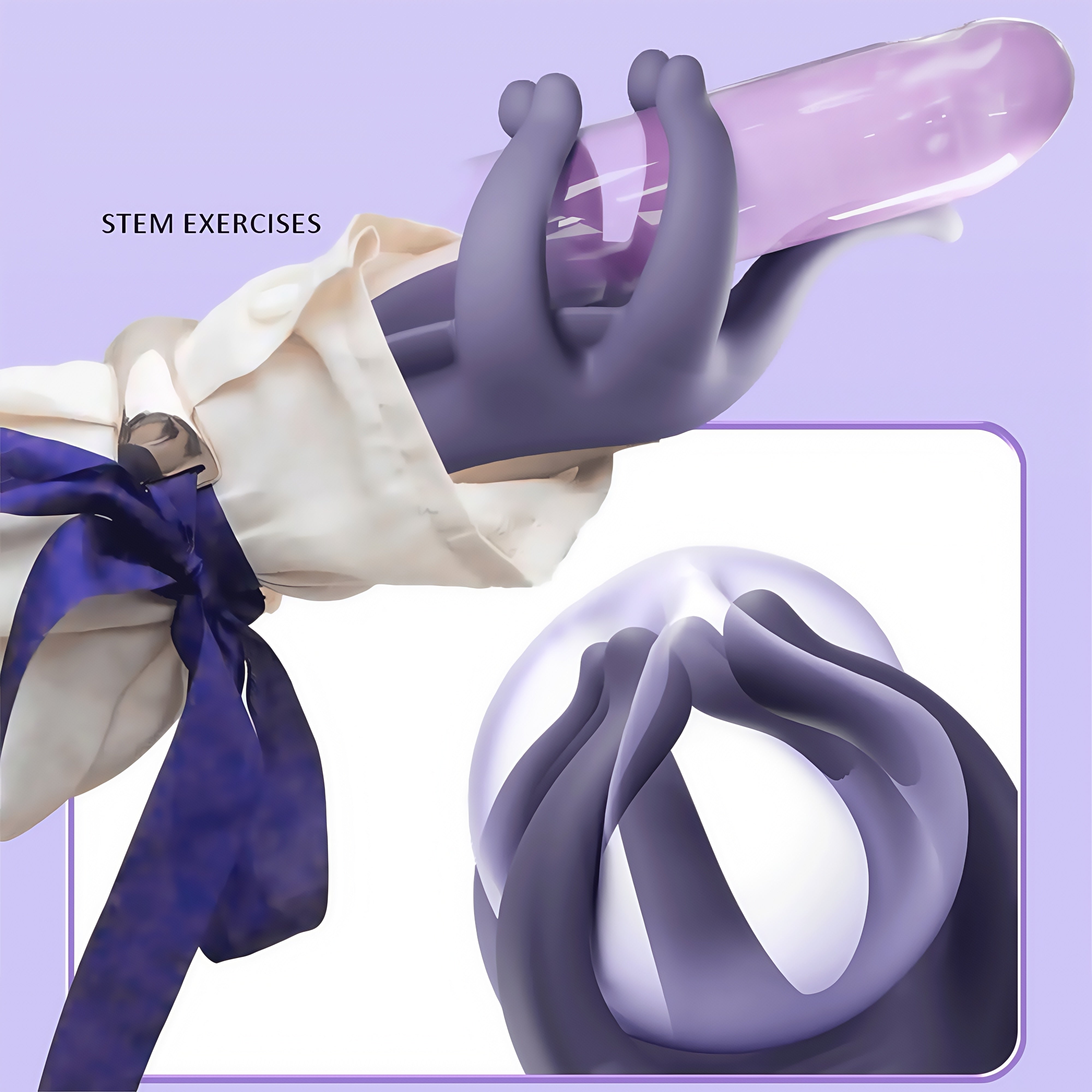 Joyomas - Tender Jade finger Penis Trainer Men's Ejaculation Delay Glans Exerciser
