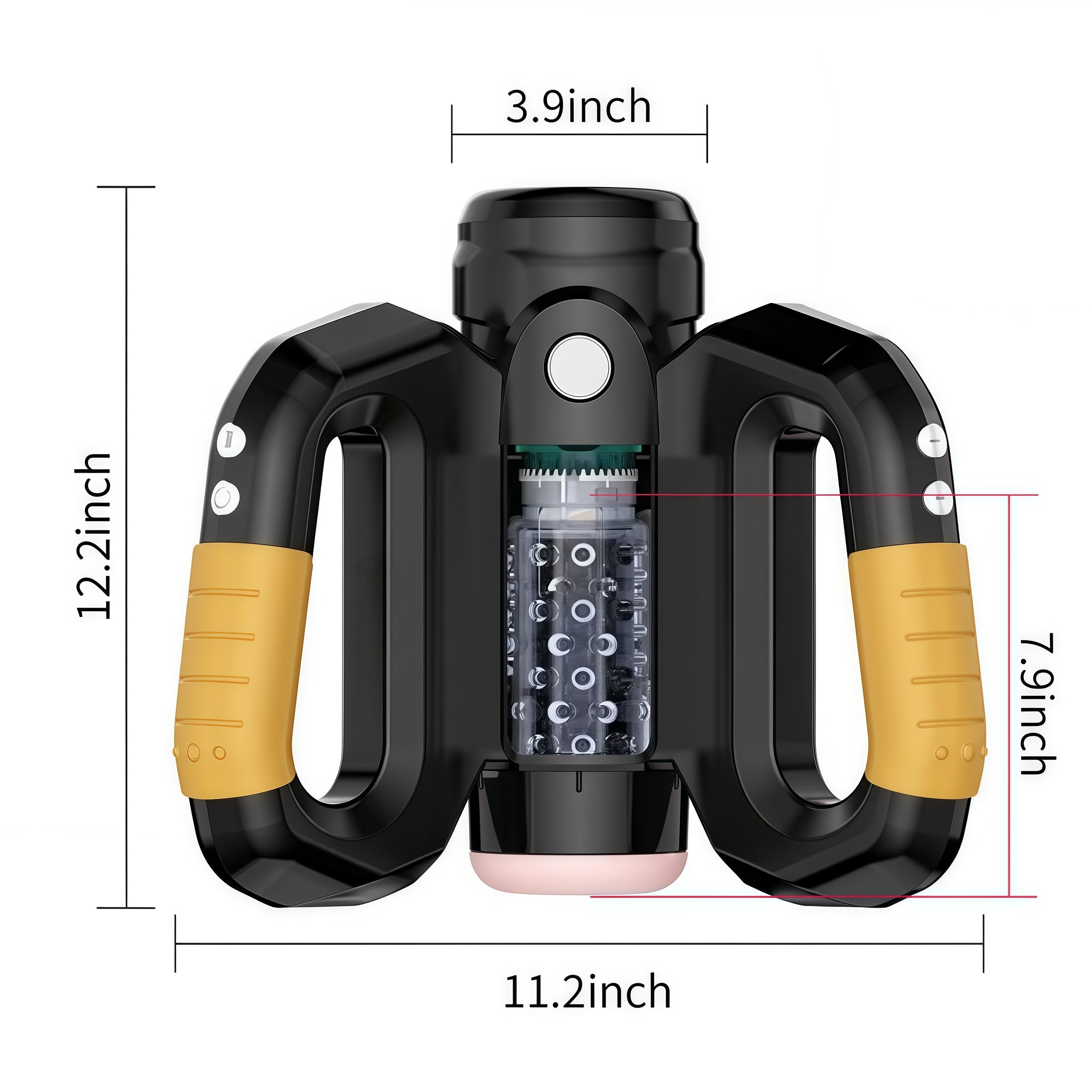 Joyomas-Hercules Grip Telescopic Rotating Masturbation Cup