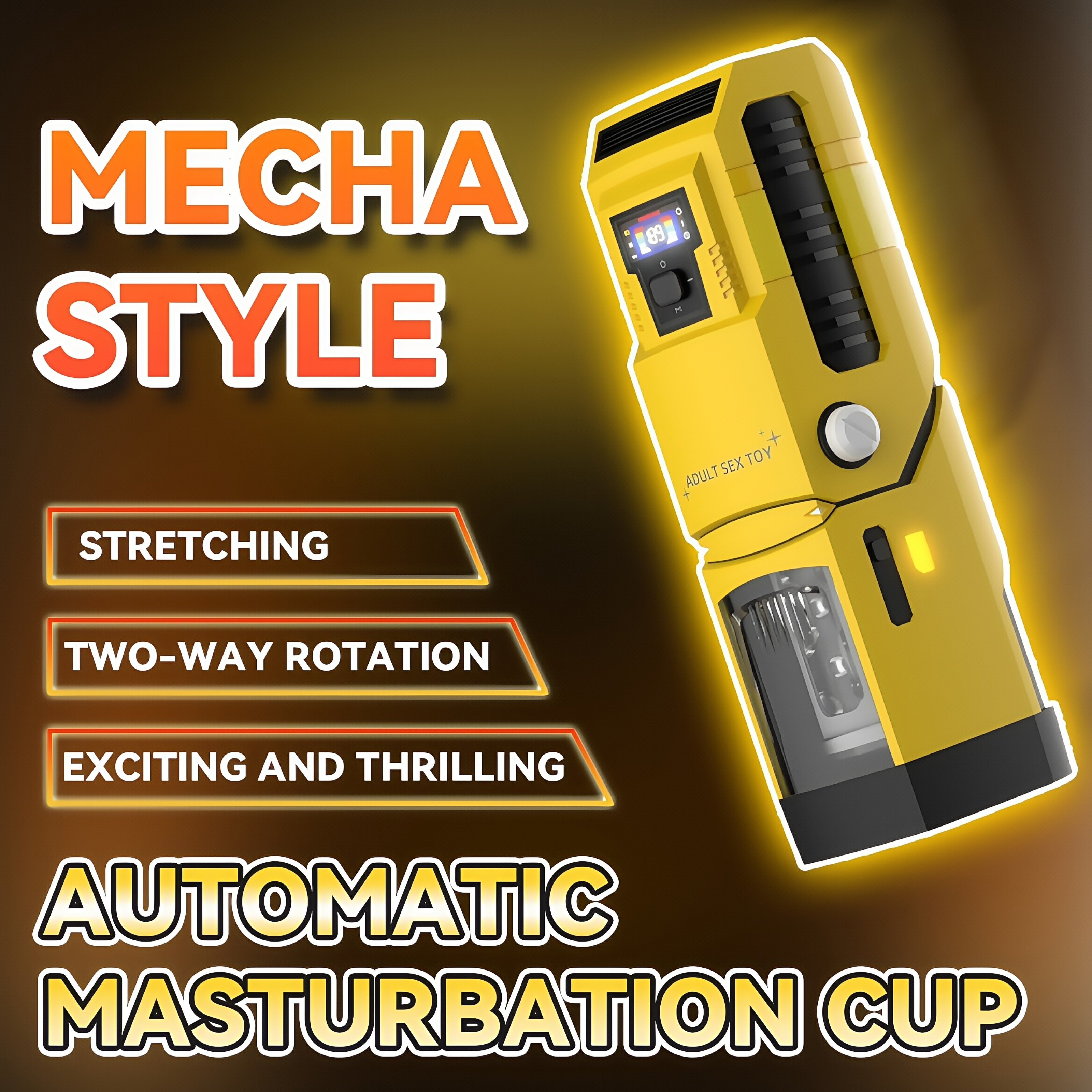 Joyomas - Fully Automatic Retractable Adult Male Pleasure Mechanical Cup