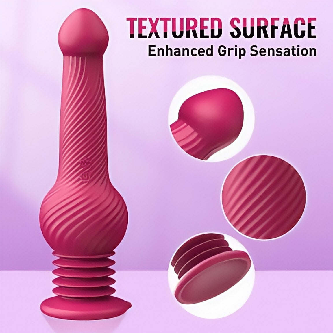 Joyomas - Knot Monster 10 Thrusting Vibrating Huge Dildo 9.25 In