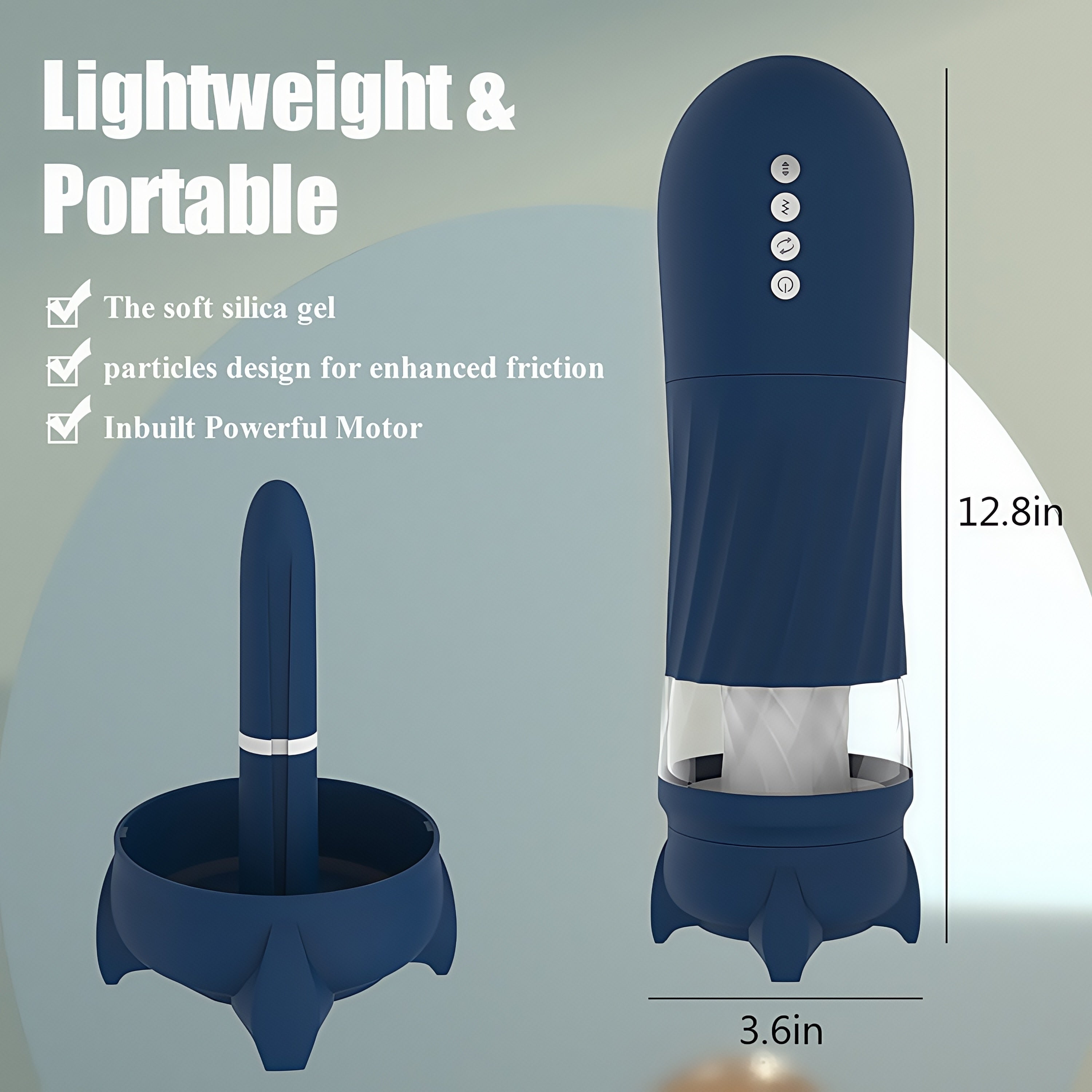 Joyomas - Rocket 3d Realistic Textured Electric Stroker With 5 Thrusting Rotating Modes