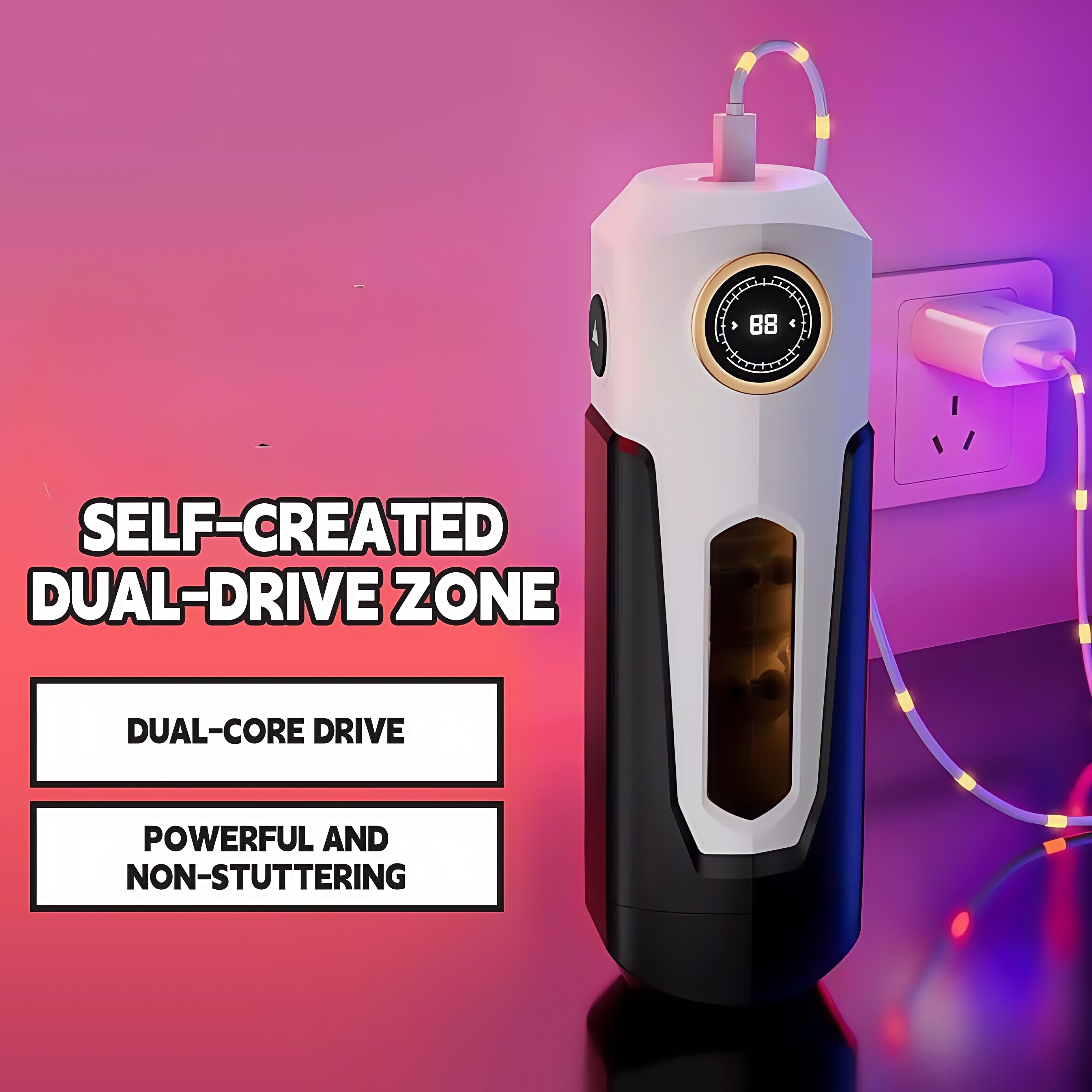 Joyomas - 9 - Freq Smart Retractable Heating Masturbator