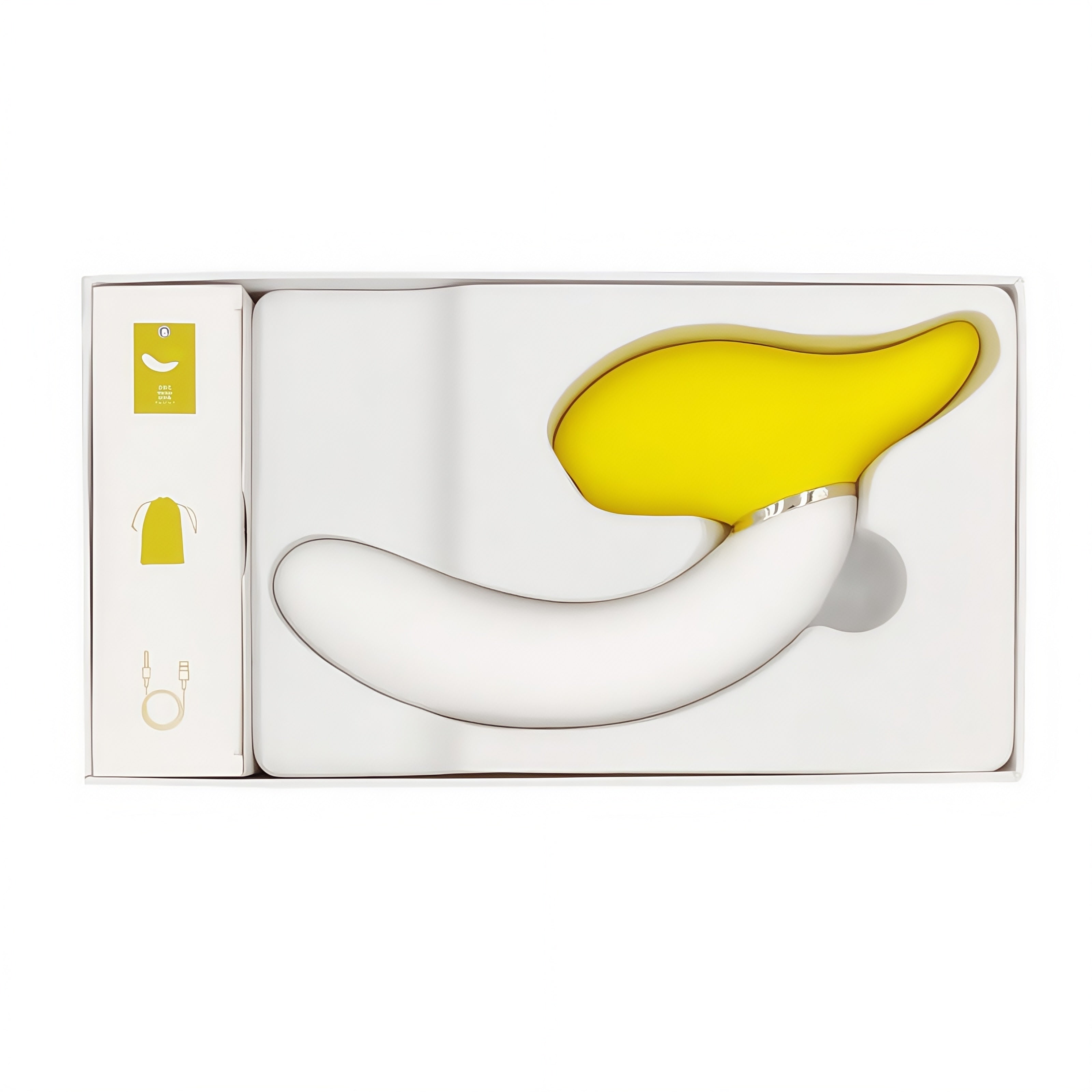 Joyomas - Rotating Banana Vibrator Sucking Double Vibration Masturbation Sex Toy