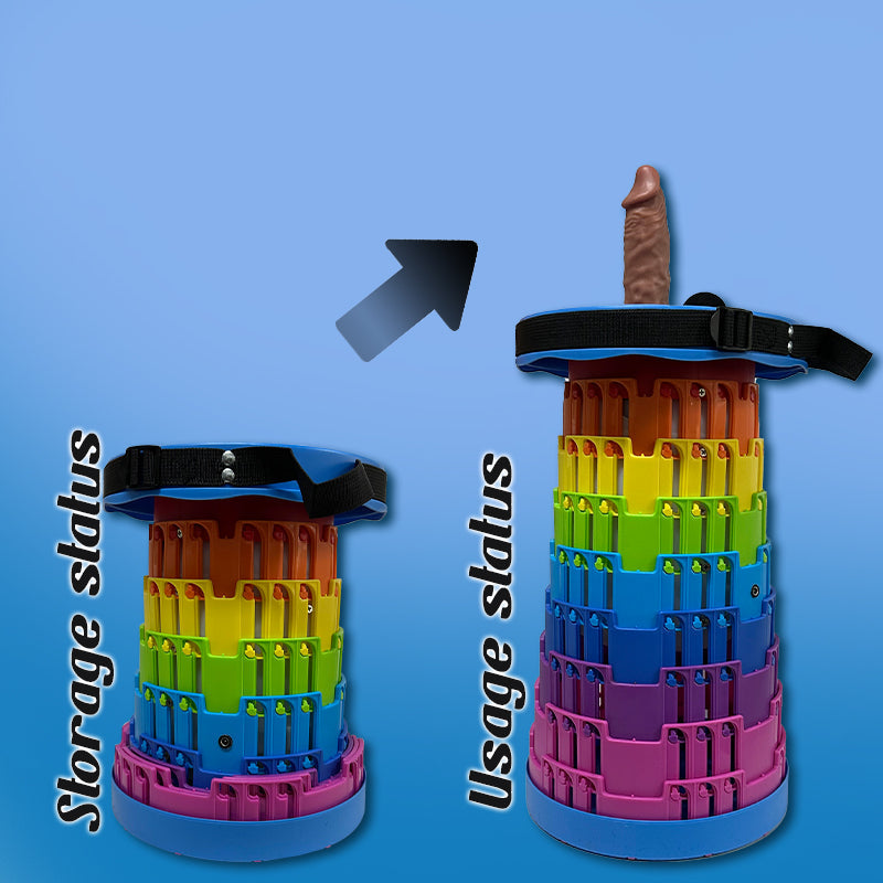 Joyomas - TOYHEERG Rainbow Chair Sex Dildo Machine Outdoor Stimulation